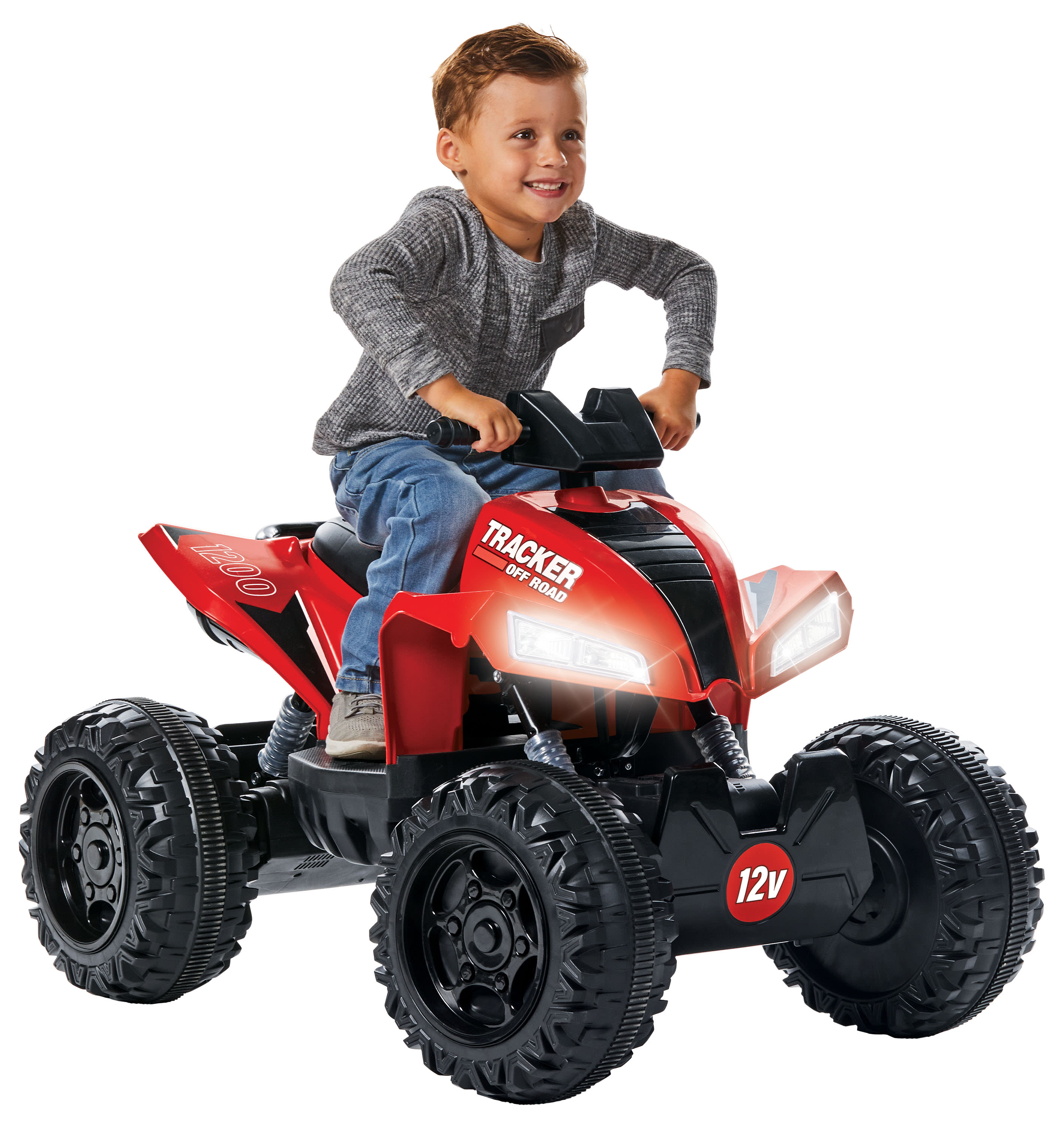 Bass Pro Shops® 12V Tracker® ATV Battery Ride-On Toy for Kids - Red ...