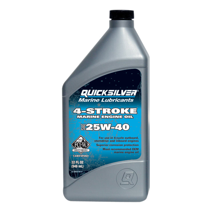 Quicksilver 25W40 4-Stroke Marine Oil | Cabela's Canada