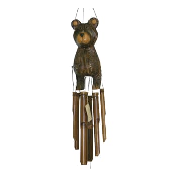 Cohasset Barry Bear Bamboo Wind Chime