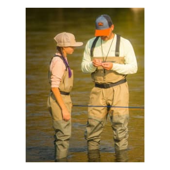 Simms® Men’s Tributary Stockingfoot Waders - in use