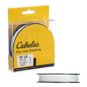 Cabela's Prestige Fly Line Backing - White