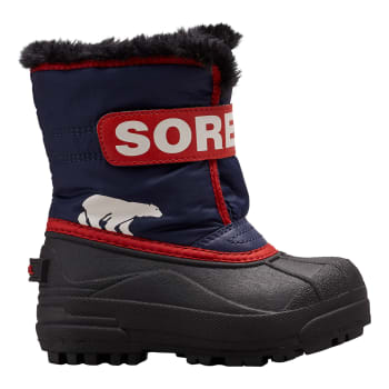 Sorel® Children's Snow Commander Boot - Nocturnal/Red