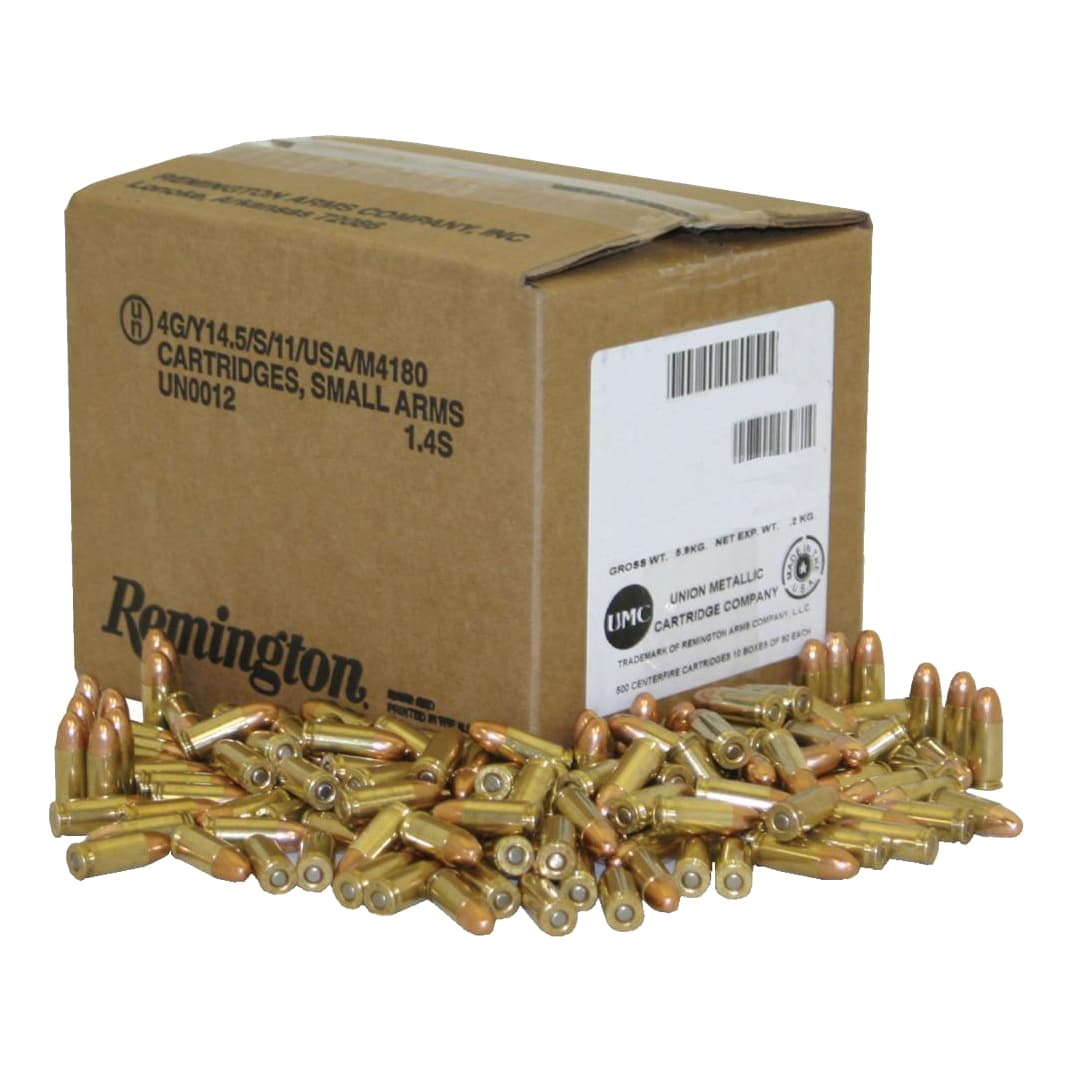 Remington Bulk 9mm UMC Pistol Ammunition