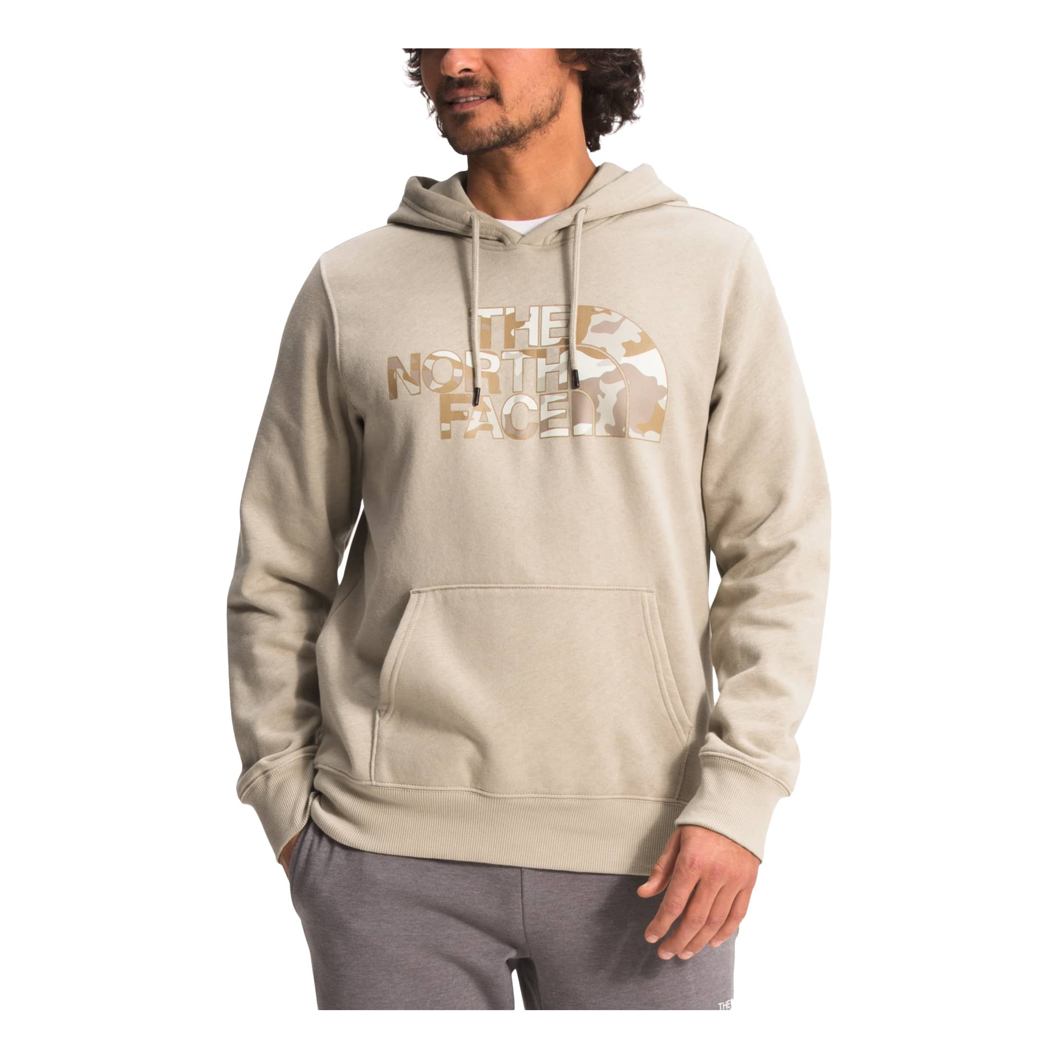 The North Face® Half Dome Pullover Hoodie - Flax/Kelp Tan