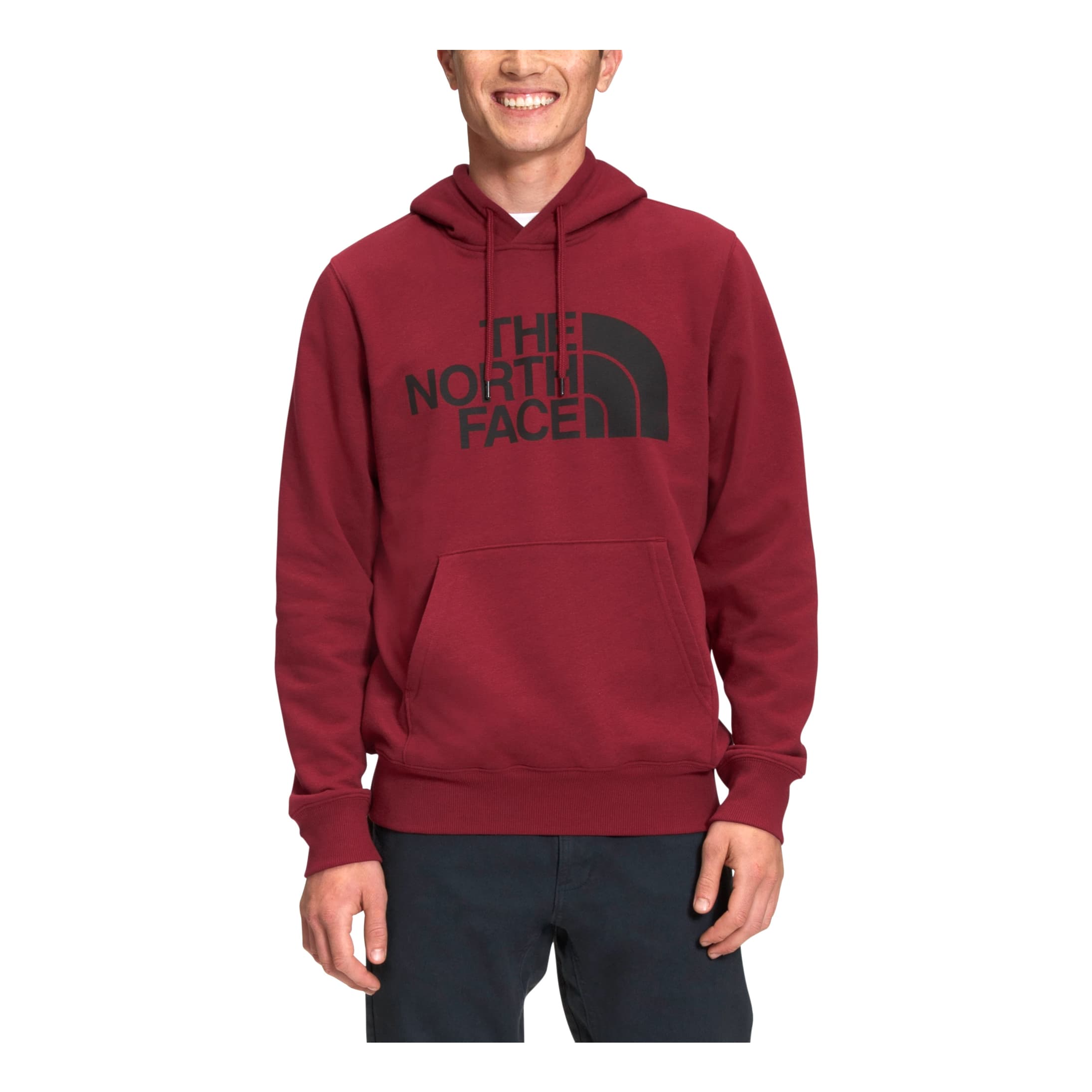 The North Face® Half Dome Pullover Hoodie - Cordovan/TNF Black