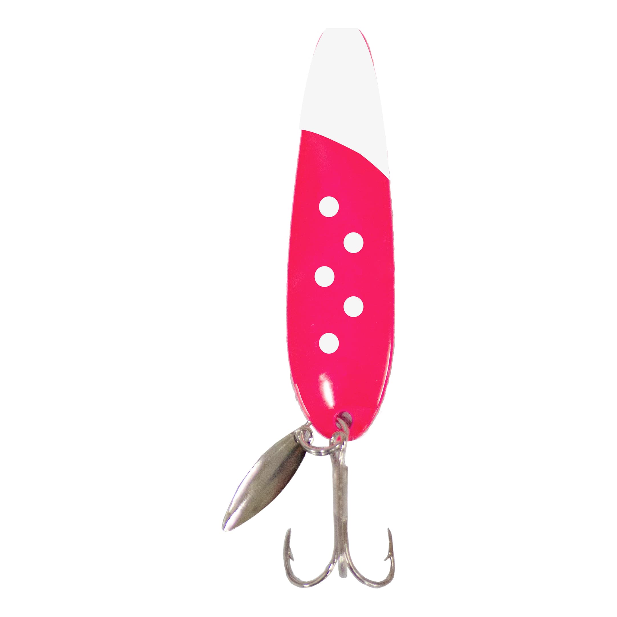 Pelican Lures Flutter/Trolling Spoons - Pink/White Head