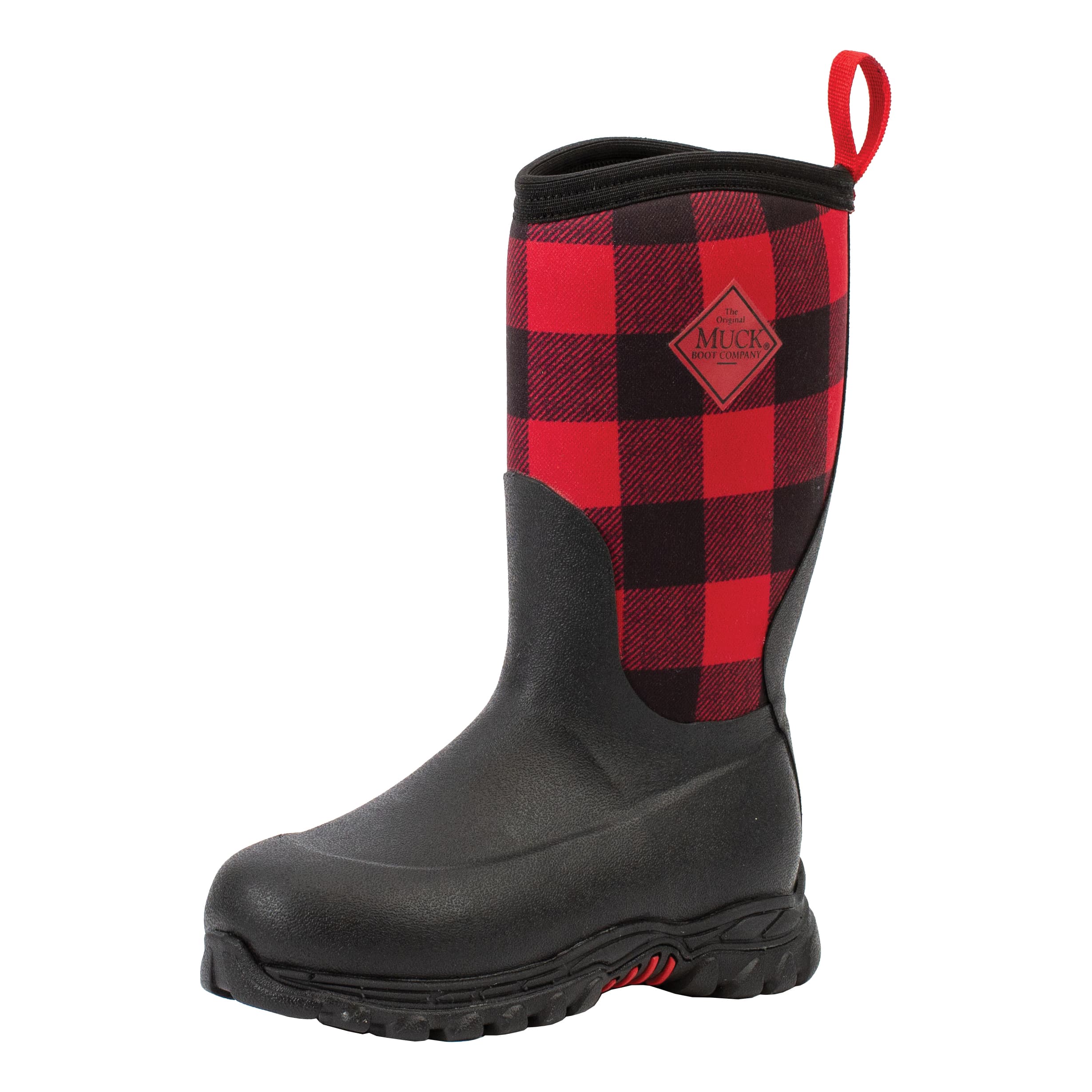 Muck® Youth Rugged II Boots - Black/Plaid