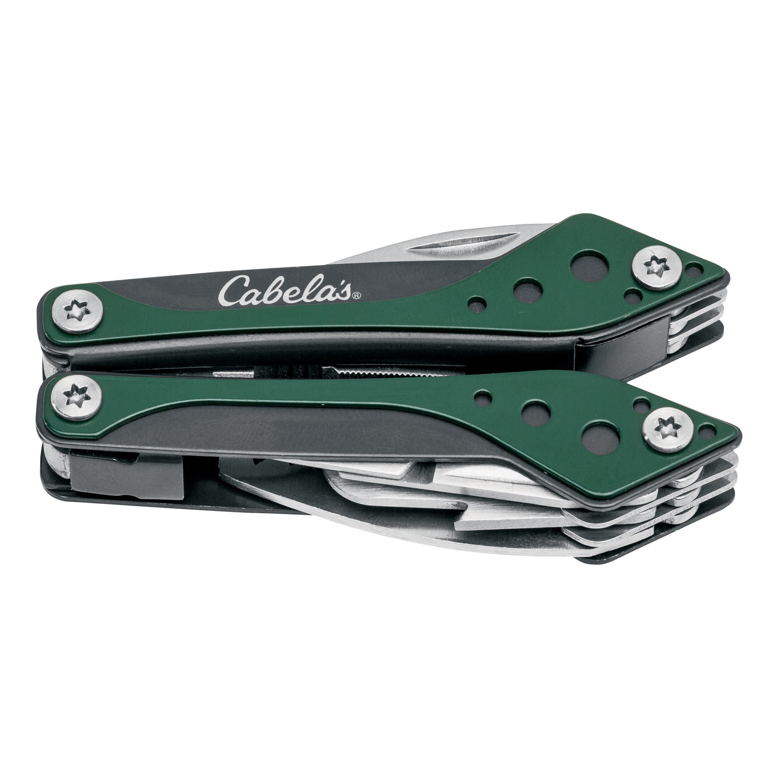 Cabela's Multitool - Green - Closed View