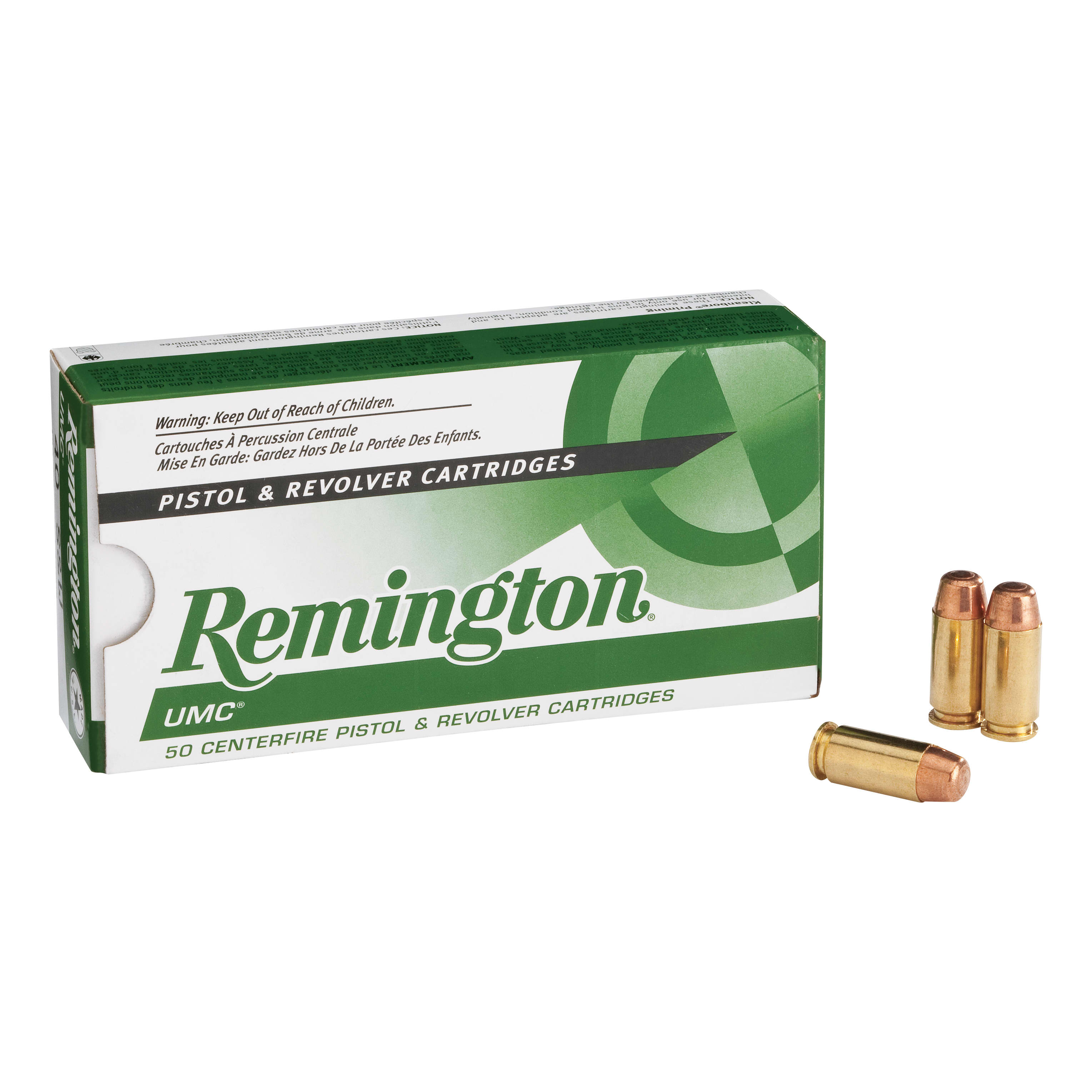 Remington UMC Pistol Ammunition - 50 Round Box