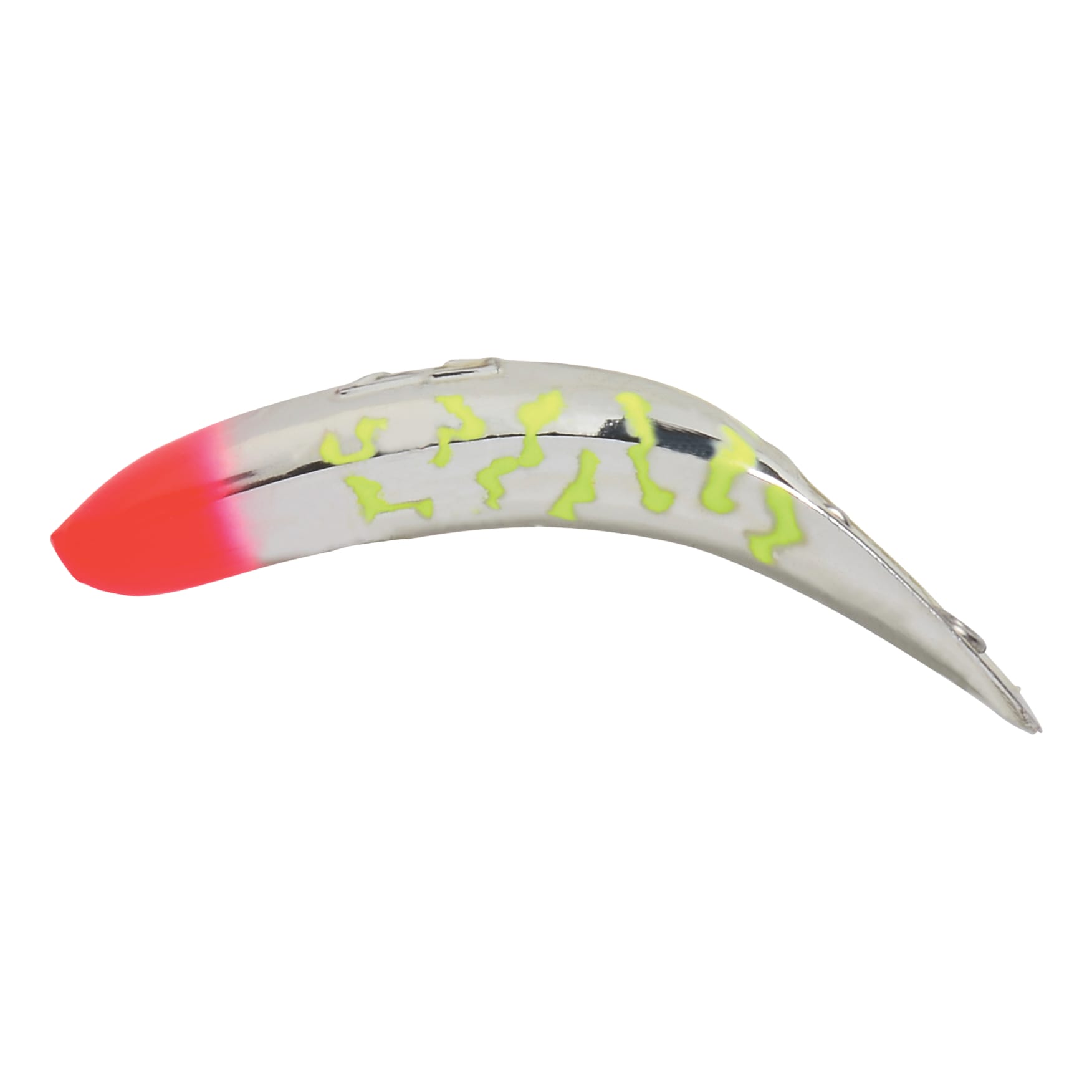 Yakima® FlatFish® - Metallic Silver Flame Chartreuse,Yakima® FlatFish® - Metallic Silver Flame Chartreuse