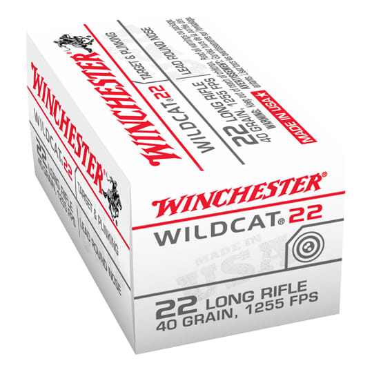 Winchester® Wildcat® .22 LR Rimfire Ammunition