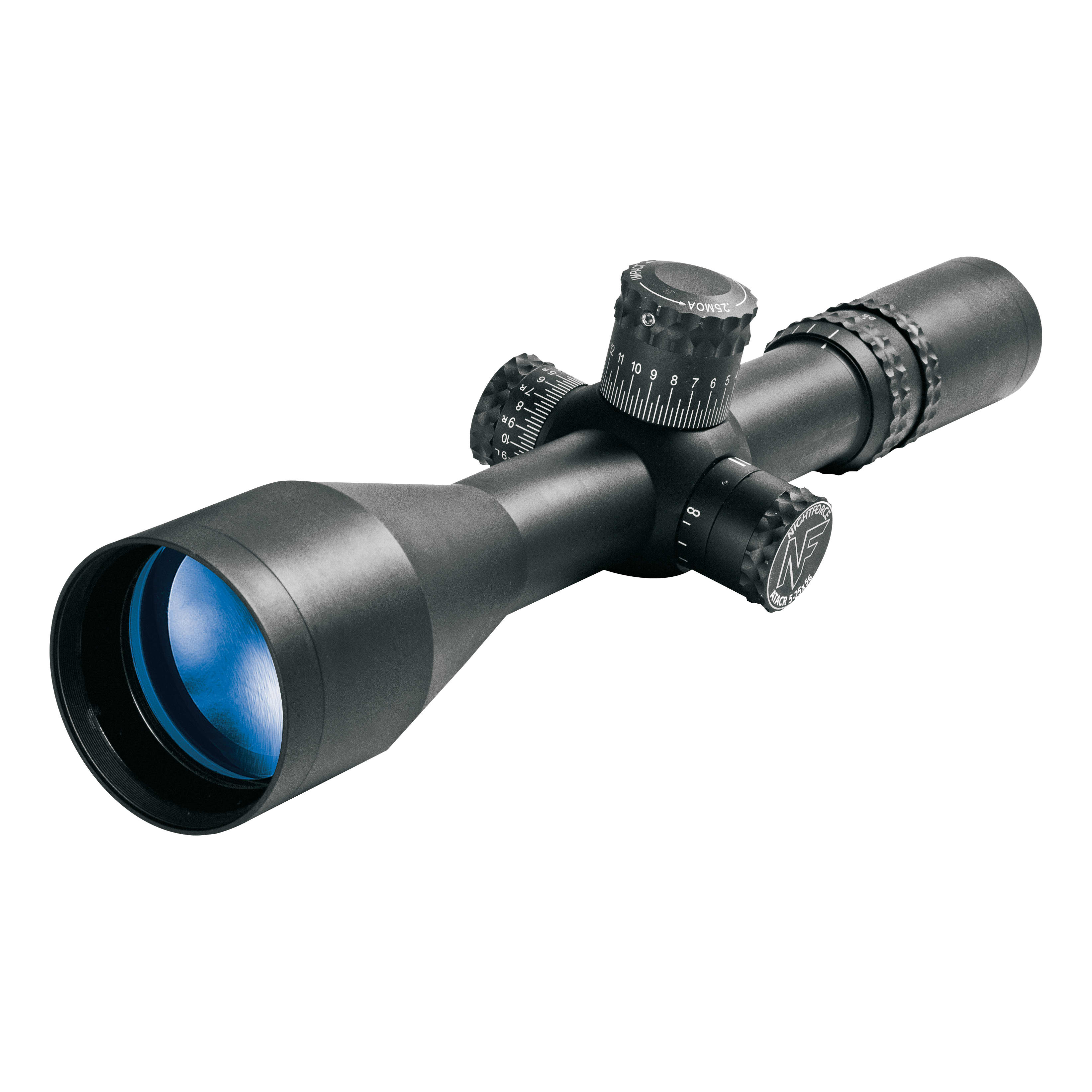 Nightforce 34mm ATACR® Riflescope - 5-25x56mm - MOAR - Front View