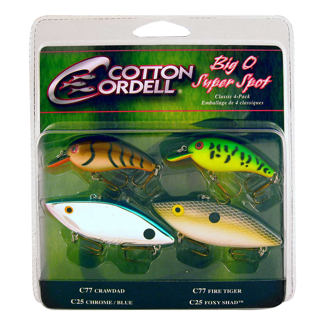 Cotton Cordell® Big O/Super Spot Classic 4-Pack