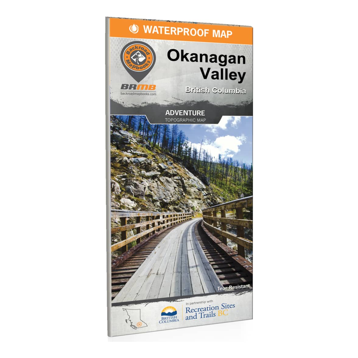 Backroad Mapbooks - Okanagan Valley BC Waterproof Map