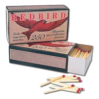Redbird® Strike Anywhere Matches