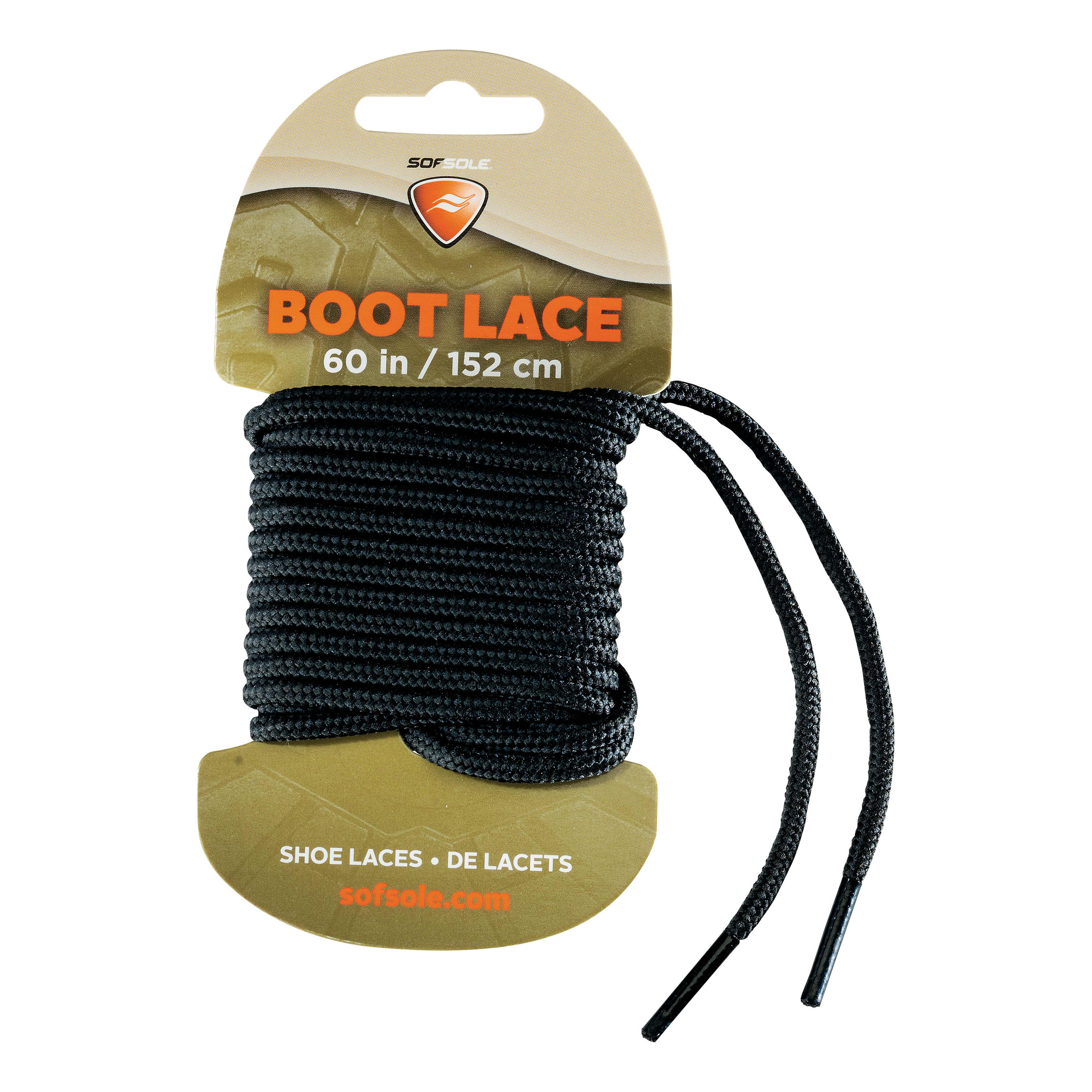 Sof Sole Boot Laces Black 48