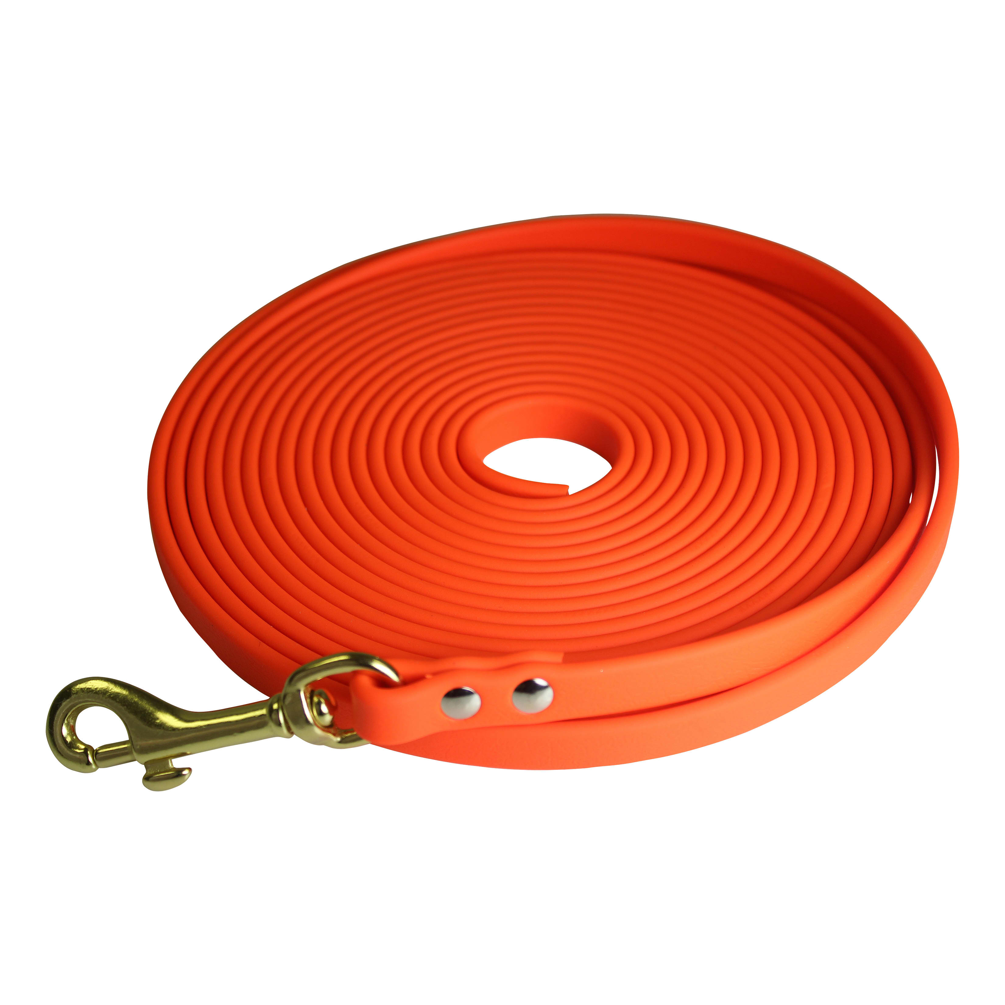 20 ft Biothane Protection Training Leash - Orange