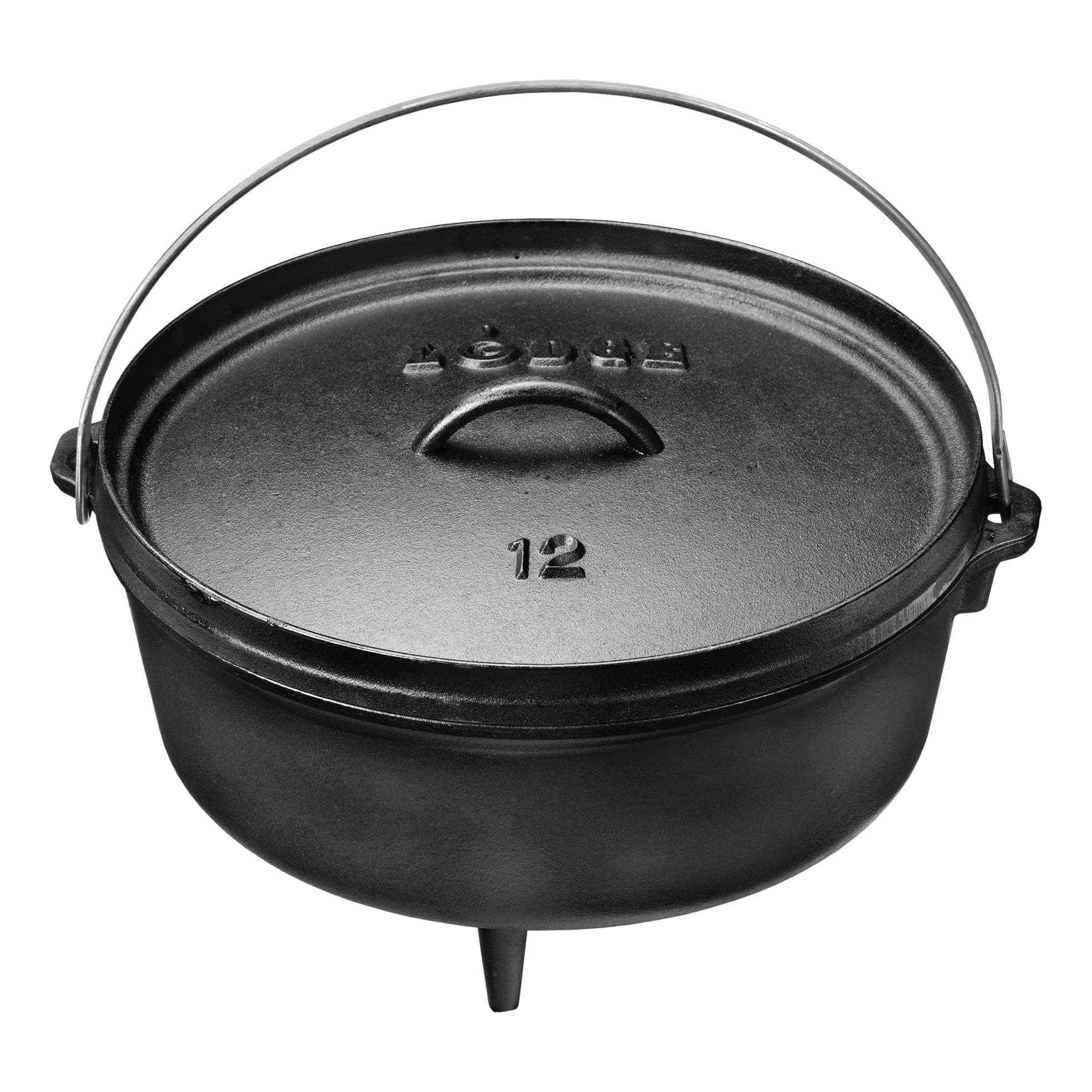 Lodge® 6-Quart Cast Iron Camp Dutch Oven