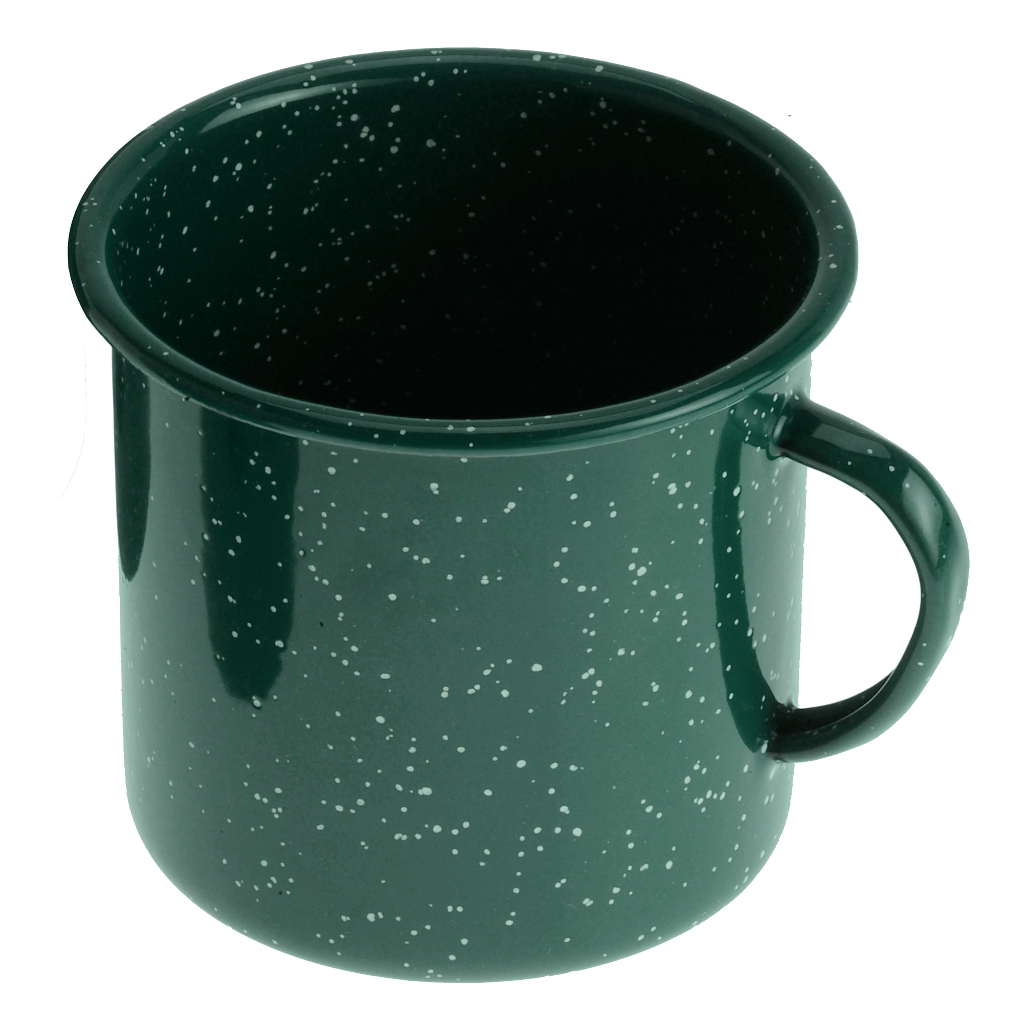 GSI Outdoors Stainless Green Pioneer Enamel Cup - 24 oz.