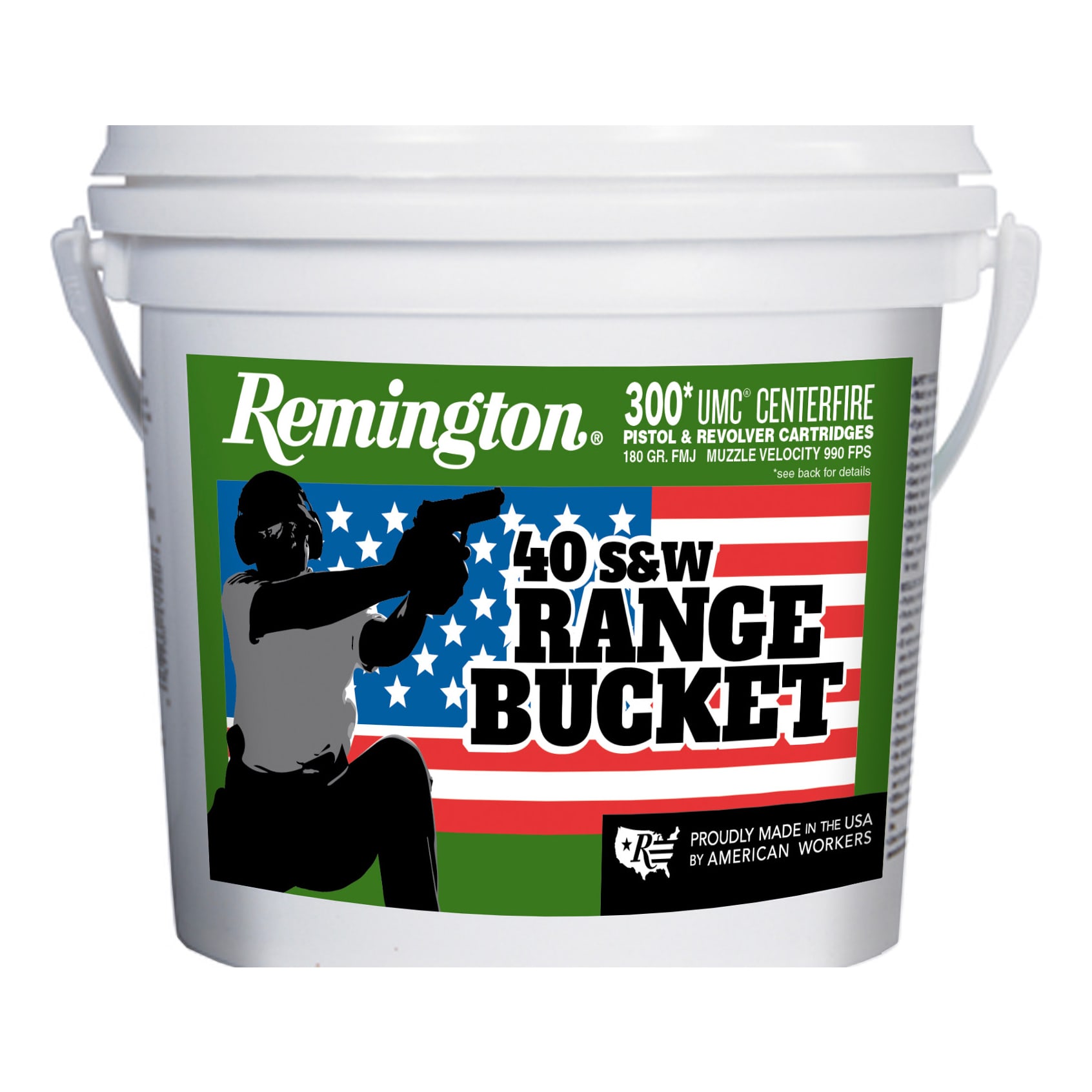 Remington® Range Bucket Ammunition - .40 S&W