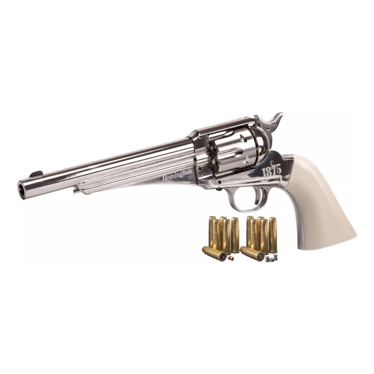 Remington® 1875 C02 Powered BB/Pellet Revolver