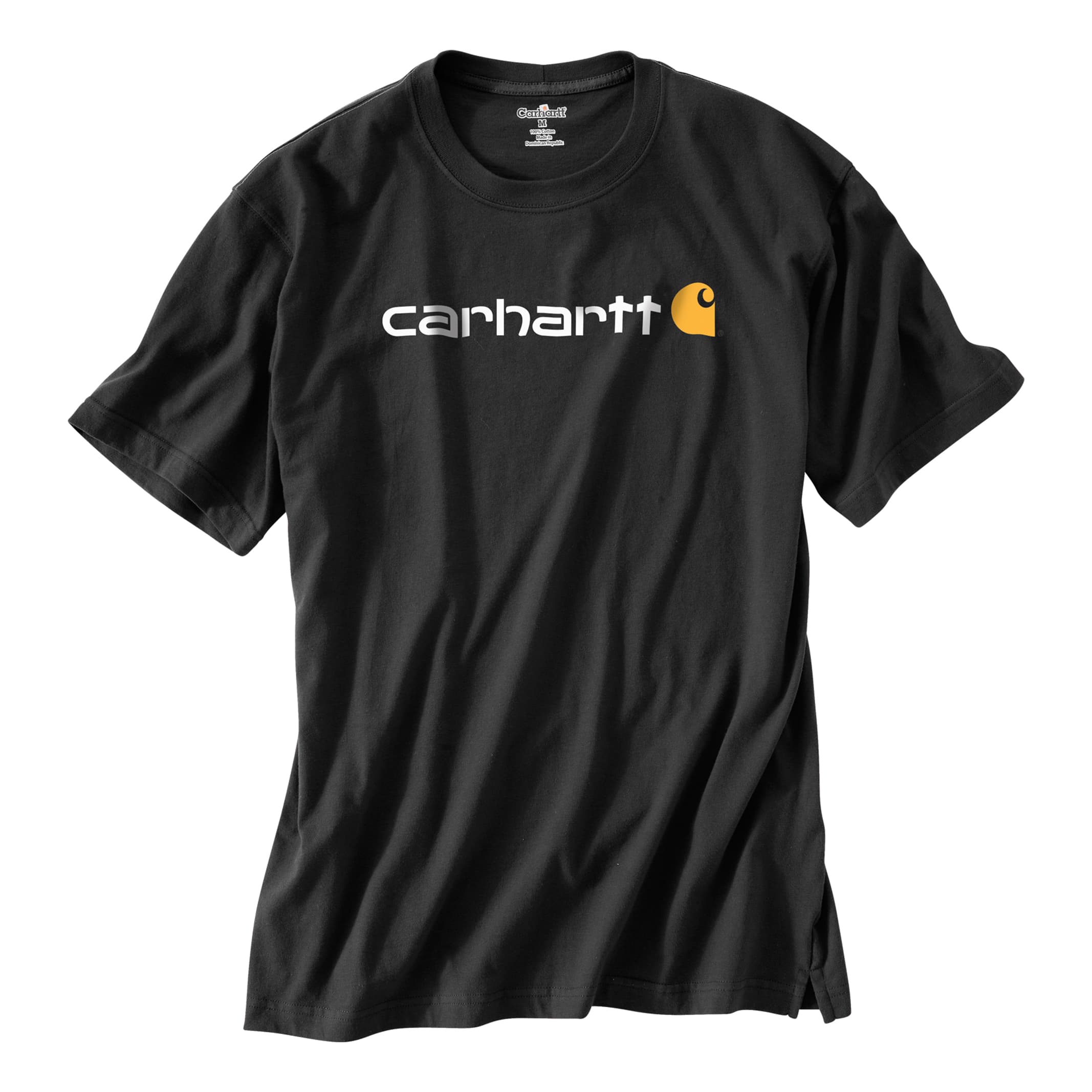 ,Carhartt Short-Sleeve Logo Tee - Black,Carhartt Short-Sleeve Logo Tee - Black