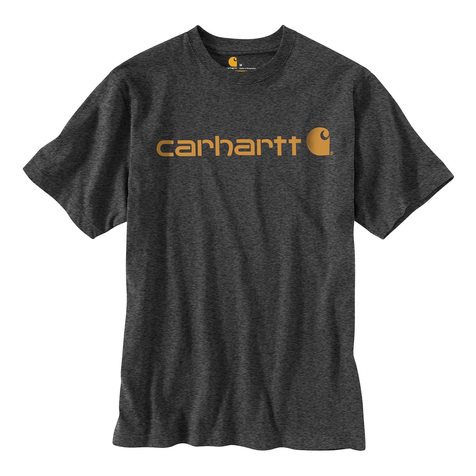 ,Carhartt® Men’s Short-Sleeve Logo T-Shirt - Carbon Heather,Carhartt® Men’s Short-Sleeve Logo T-Shirt - Carbon Heather