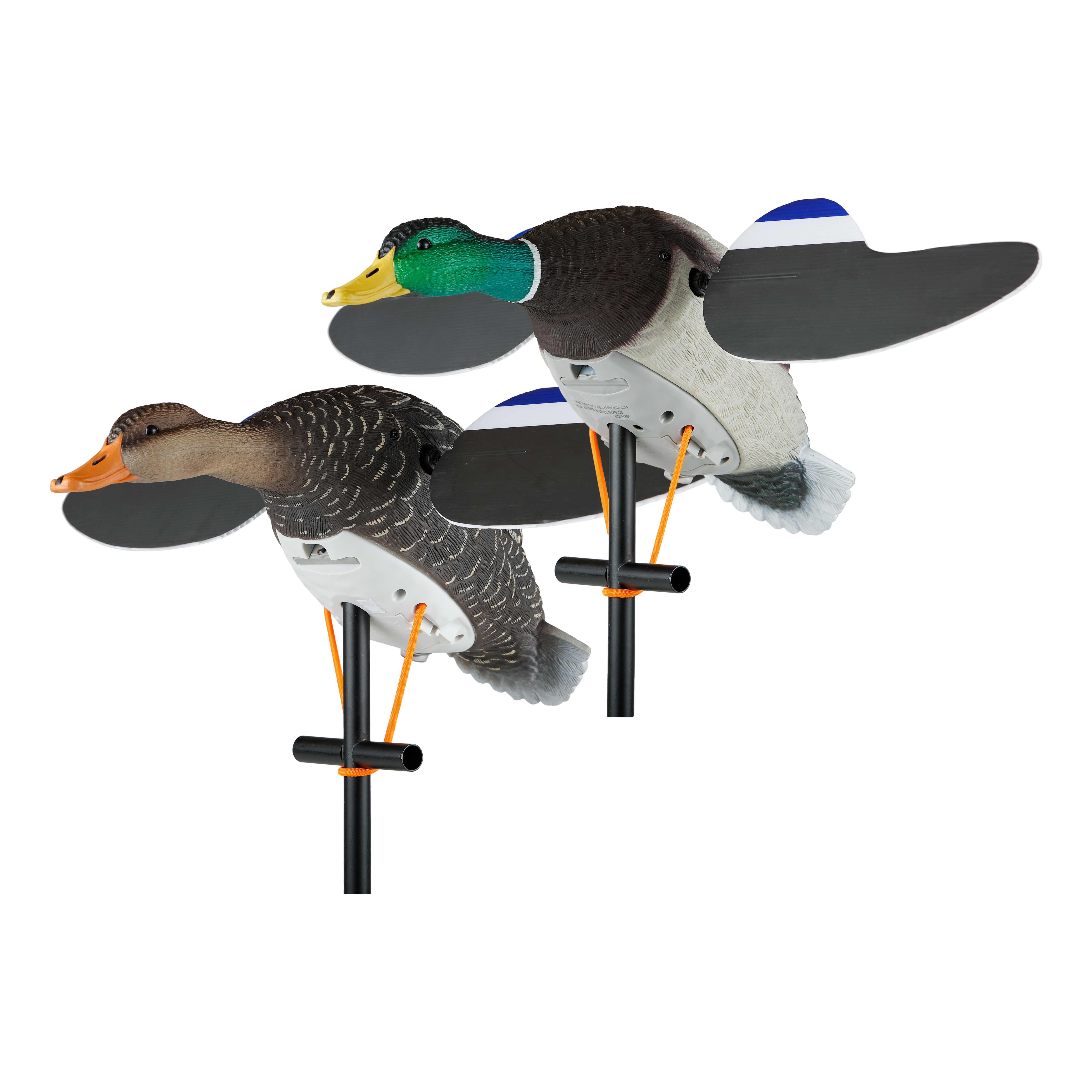 Lucky Duck Pair 2 Spinning Wing Decoy