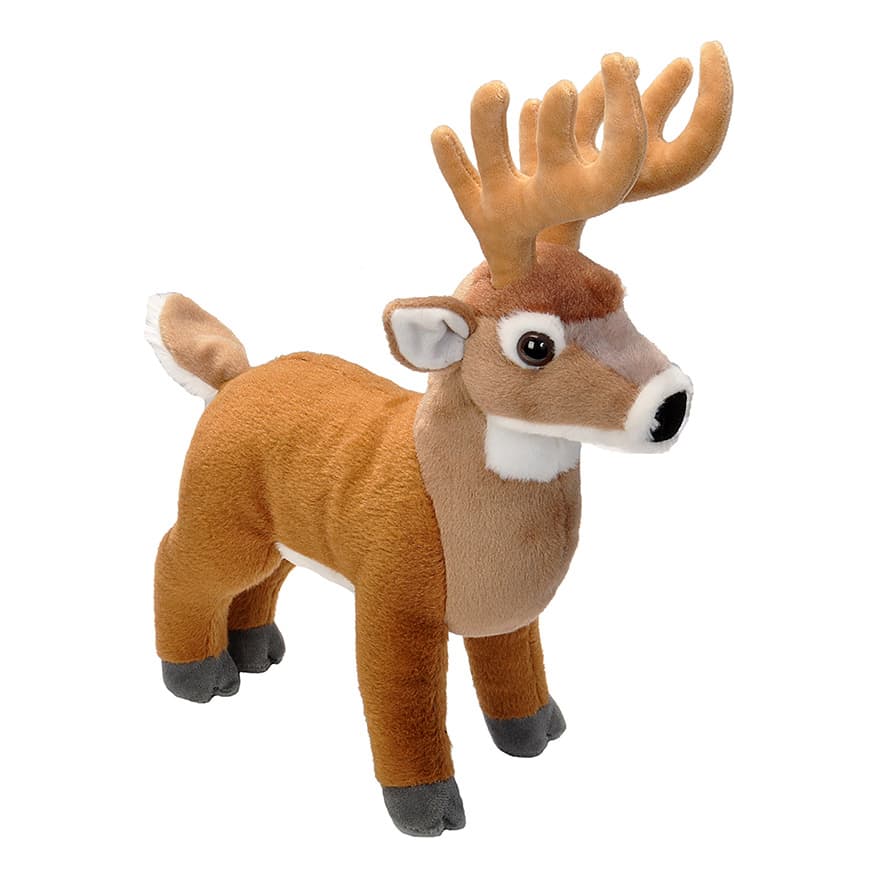 Wild Republic® Cuddlekins Stuffed Animals - White Tail Buck