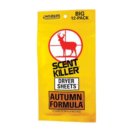 Wildlife Research Center® Scent Killer® Autumn Formula Dryer Sheets
