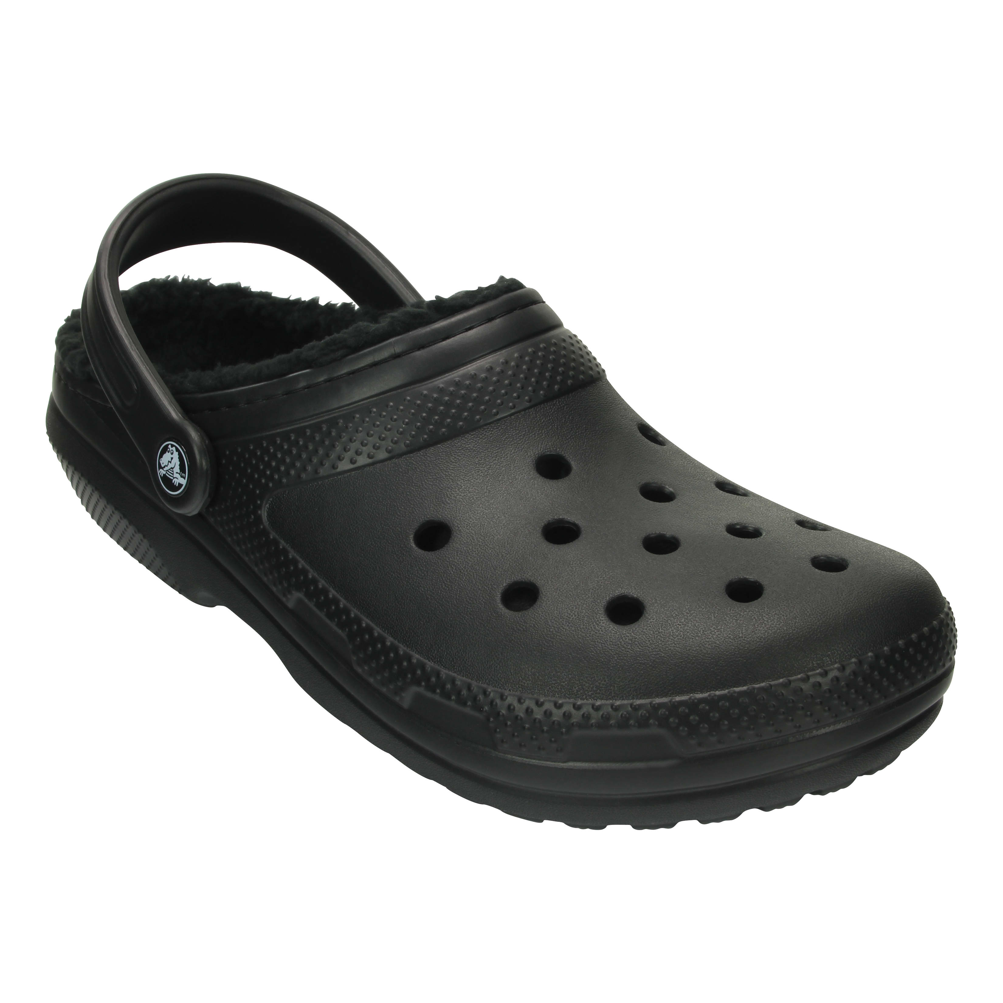 Crocs® Unisex Classic Fuzz Lined Clog - Black