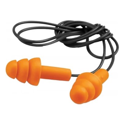 Walkers 2 Pair Corded Orange Ear Plugs