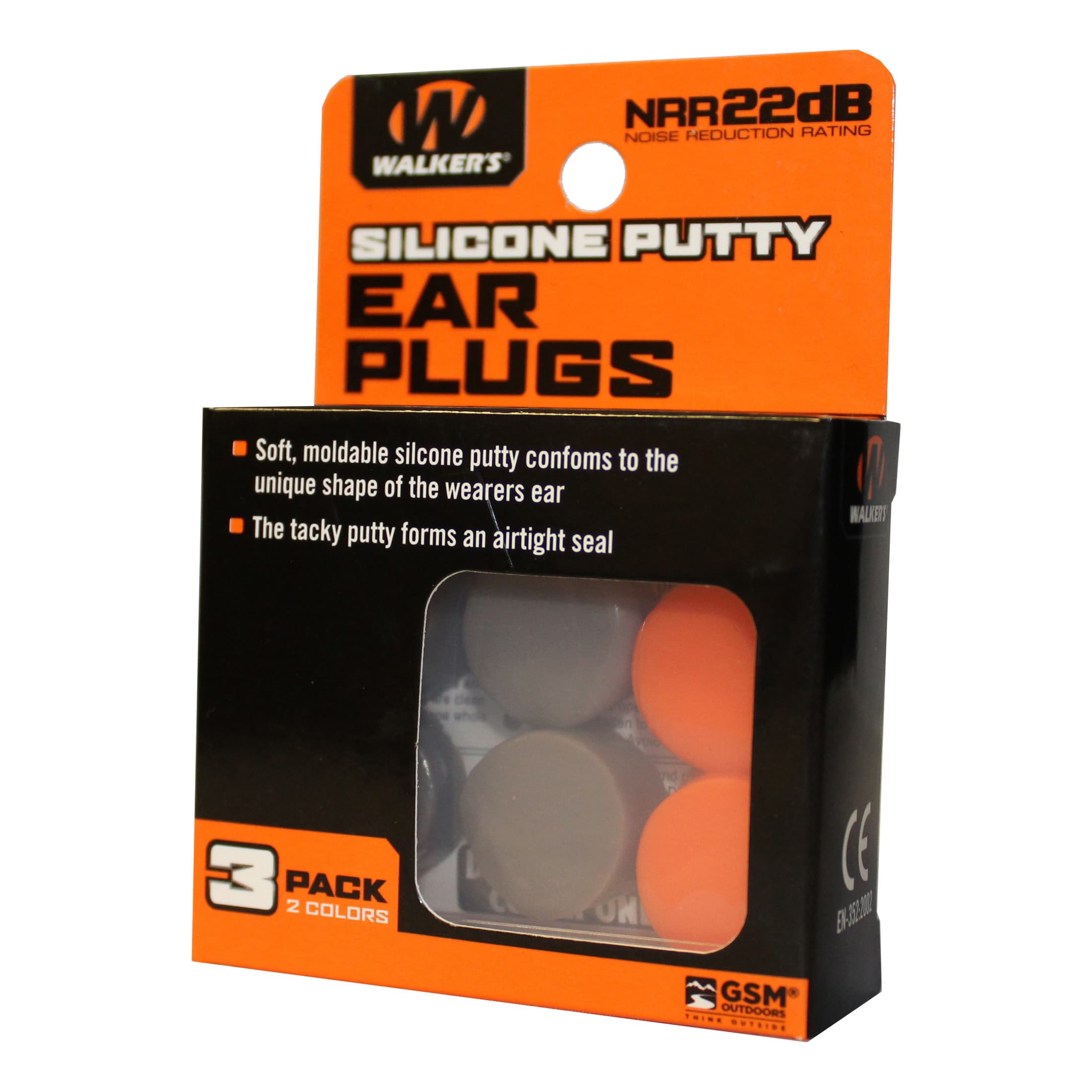 Walker's® Silicone Putty Ear Plugs