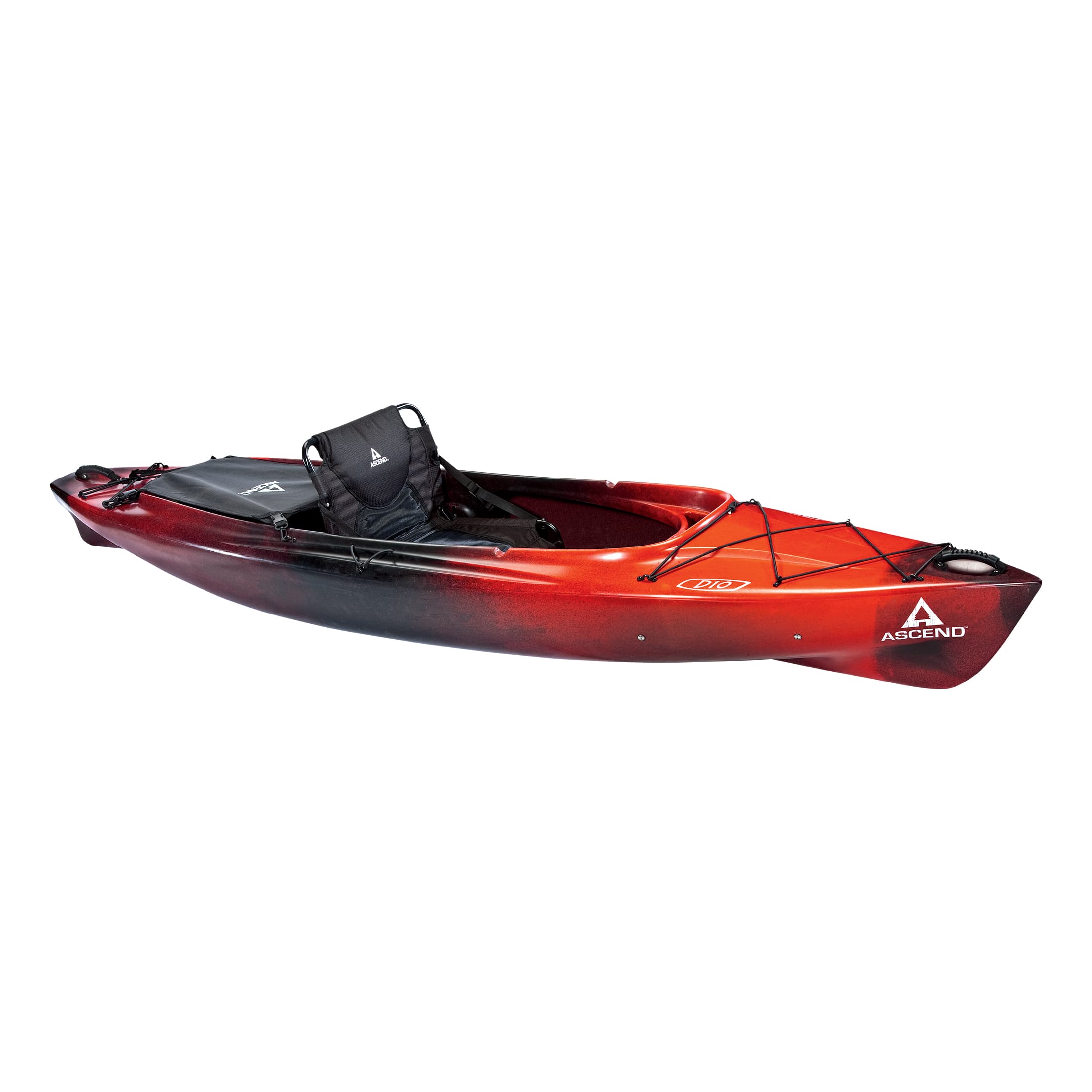 ASCEND® D10 Sit-In Kayak - Red/Black