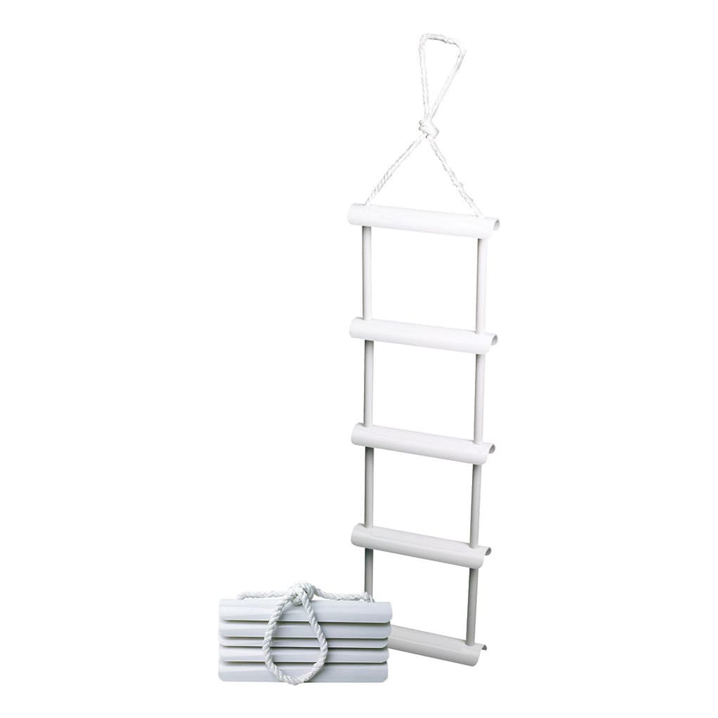 Attwood 5 Step White Rope Ladder