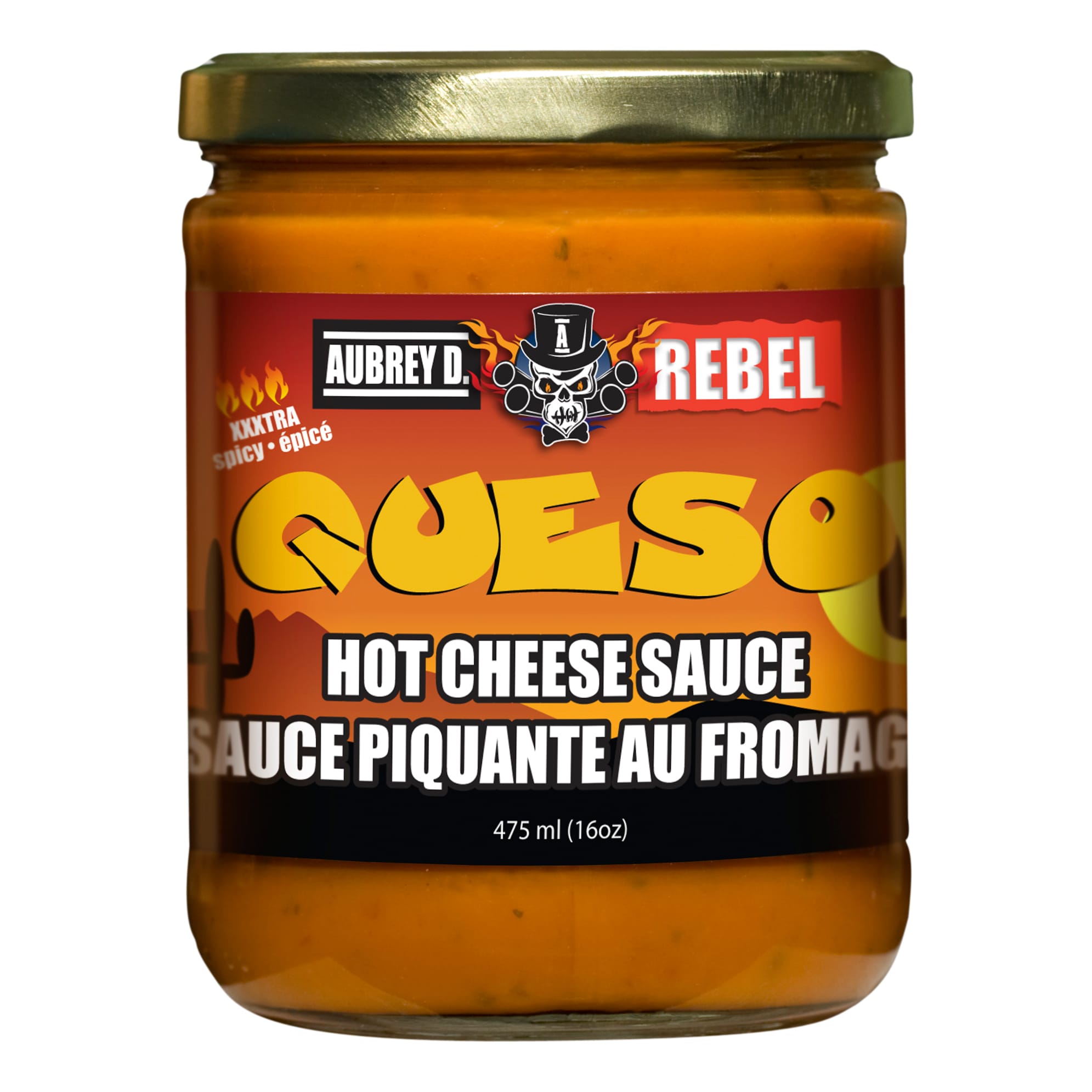 Aubrey D. Rebel XXX Hot Queso Sauce