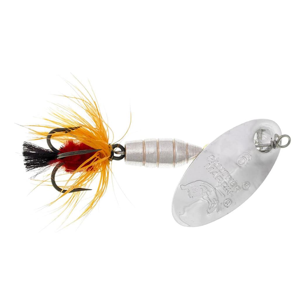 Panther Martin Deluxe Fly Spinners - Silver Orange