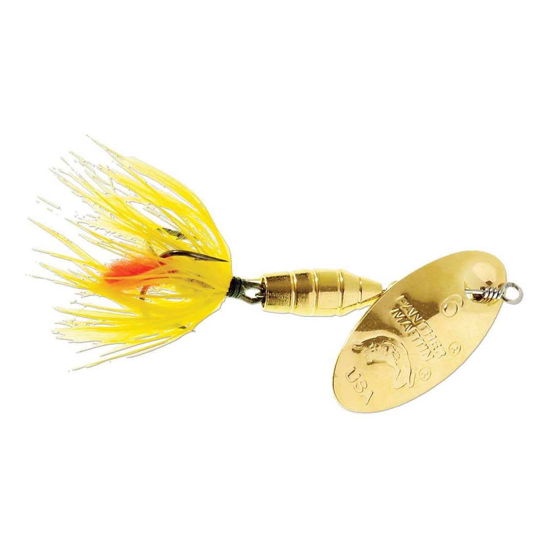 Panther Martin Deluxe Fly Spinners - Gold Yellow
