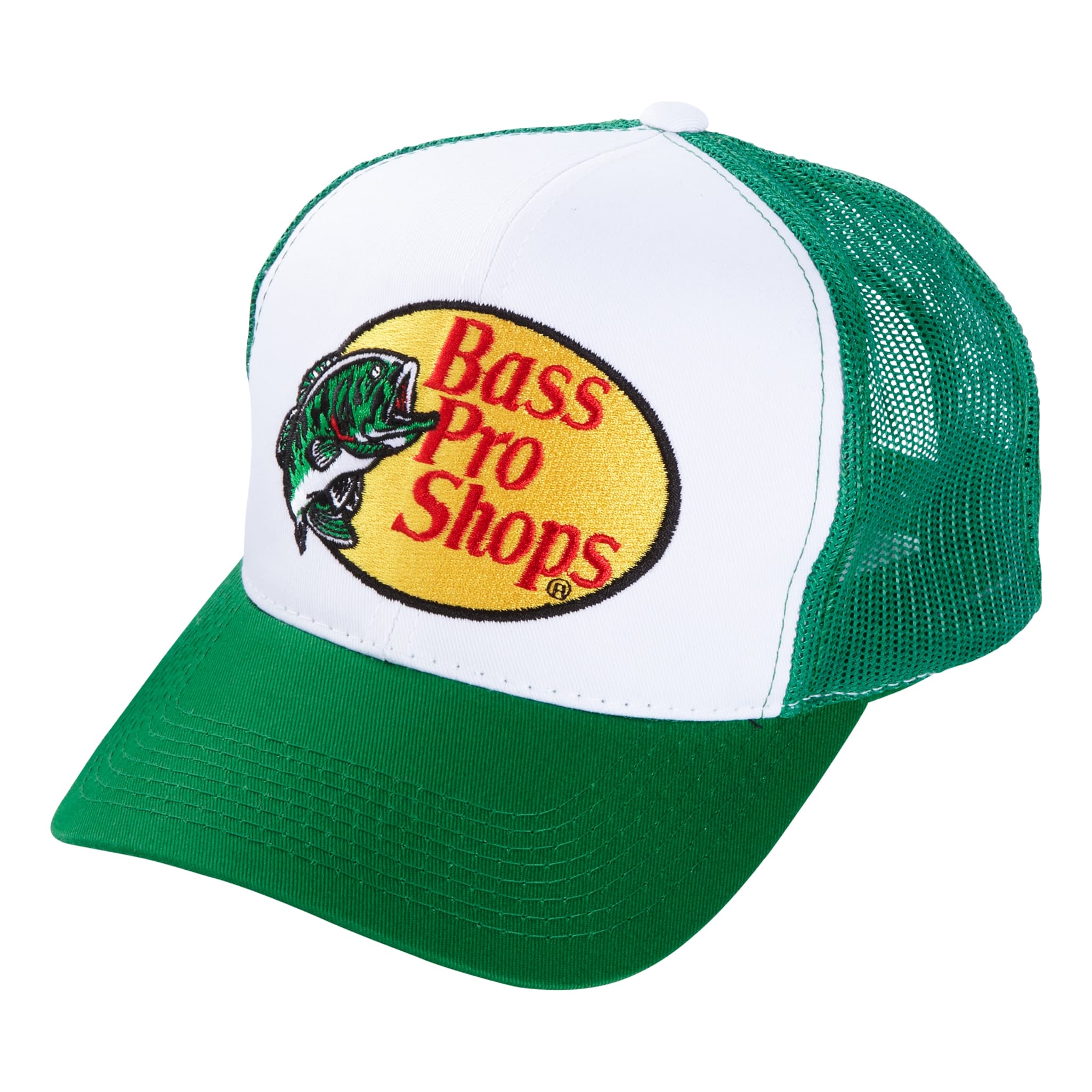 Bass Pro Shops® Embroidered Logo Mesh Caps - Green