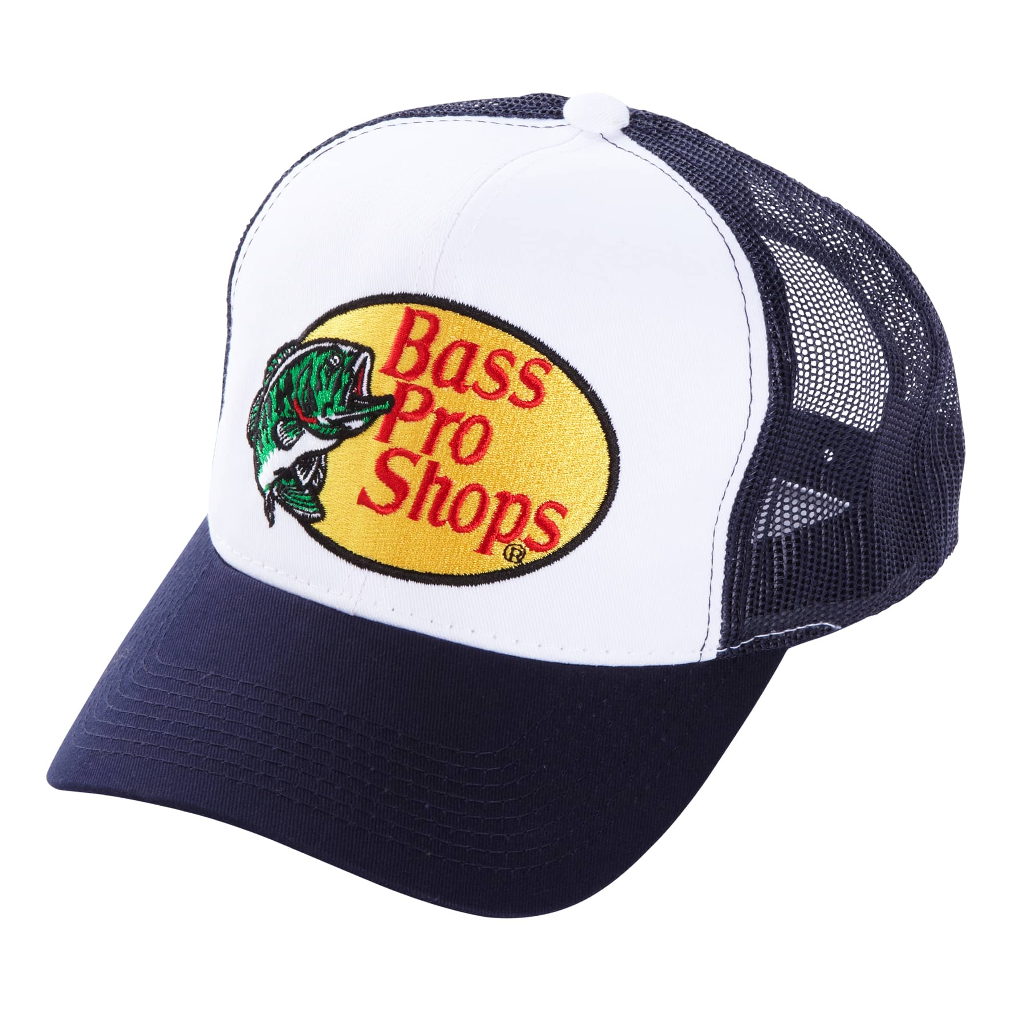 Bass Pro Shops® Embroidered Logo Mesh Caps - Navy