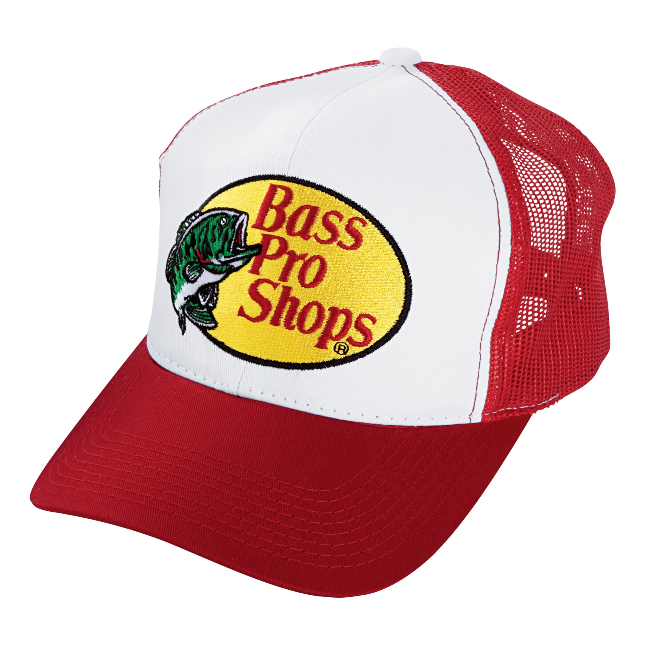 Bass Pro Shops® Embroidered Logo Mesh Caps - Red
