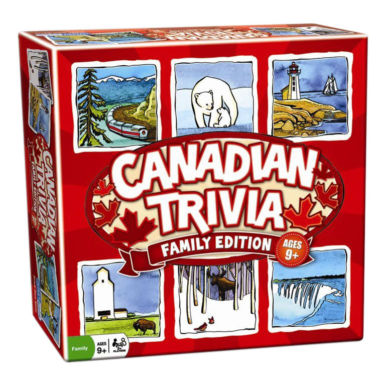 Canadian Trivia Family Edition Board Game
