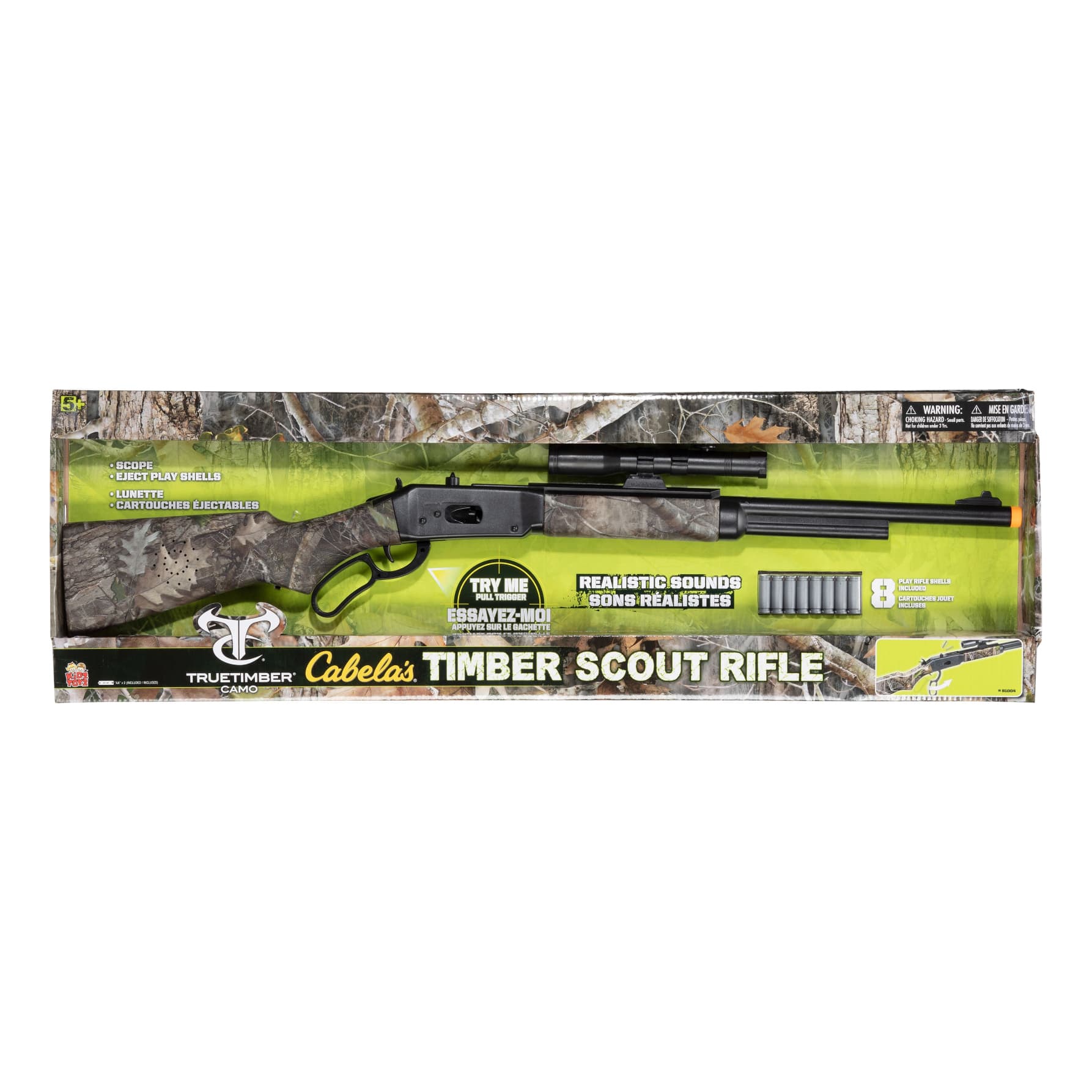 Cabela's Timber Scout Toy Rifle for Kids - Packaging View