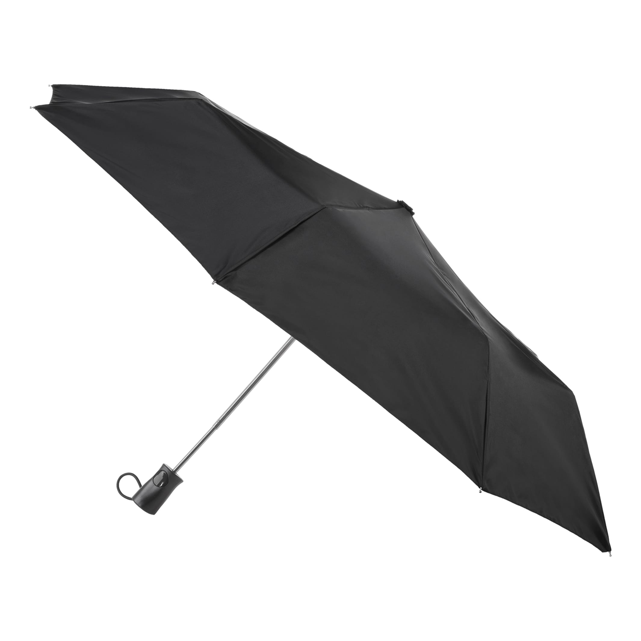Totes Automatic Compact Sunguard® and NeverWet® Umbrella - Black