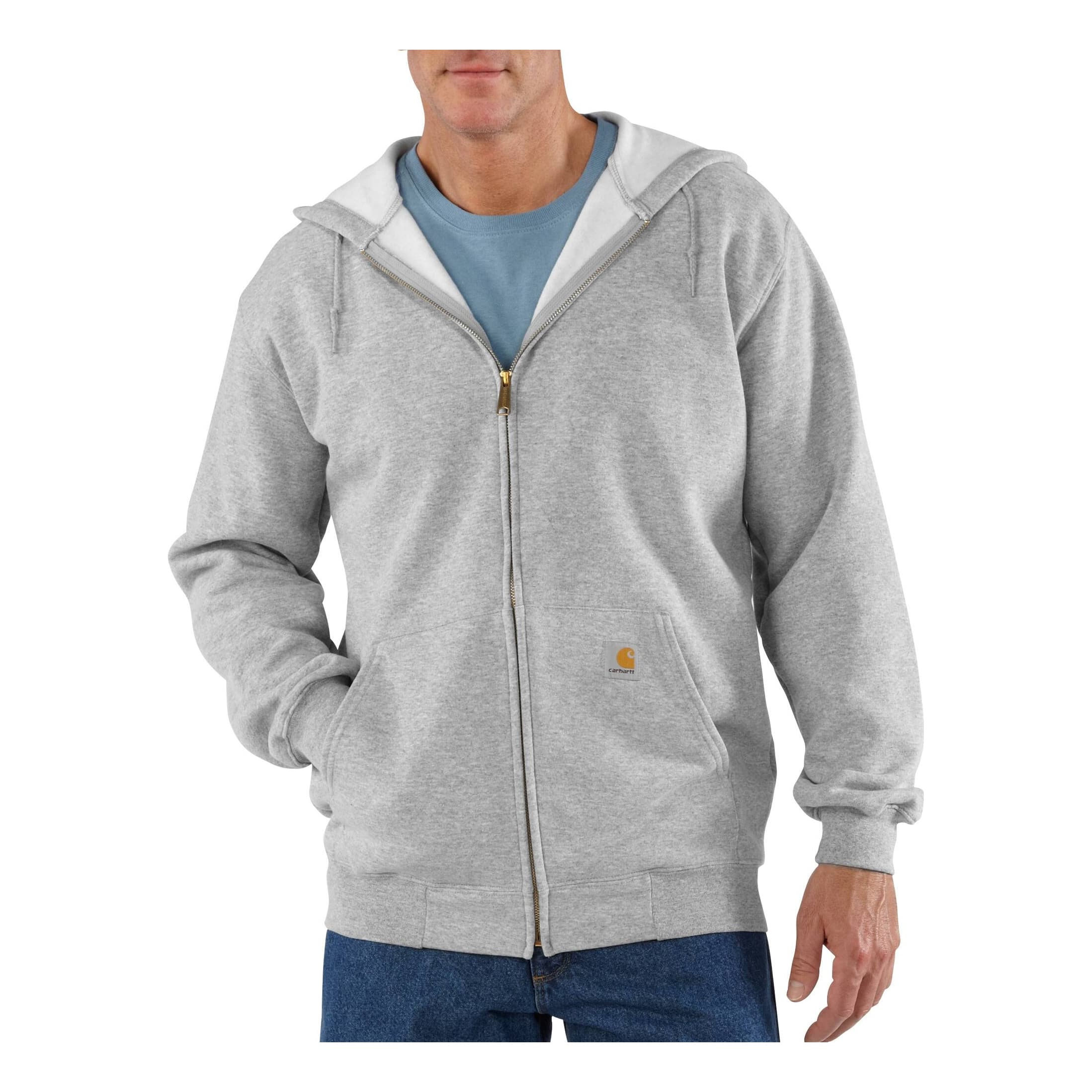 Zipper front hooded sweatshirt discount