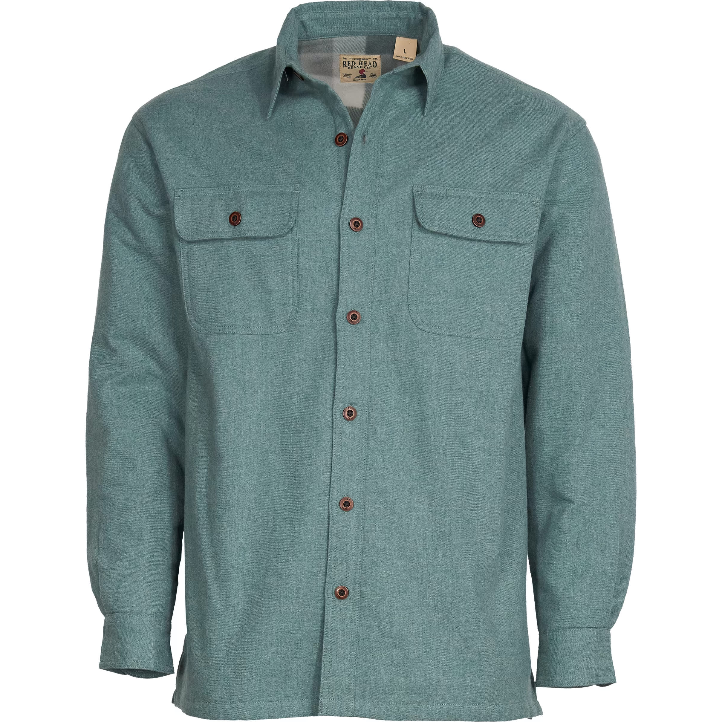 Flannel with fleece inside top