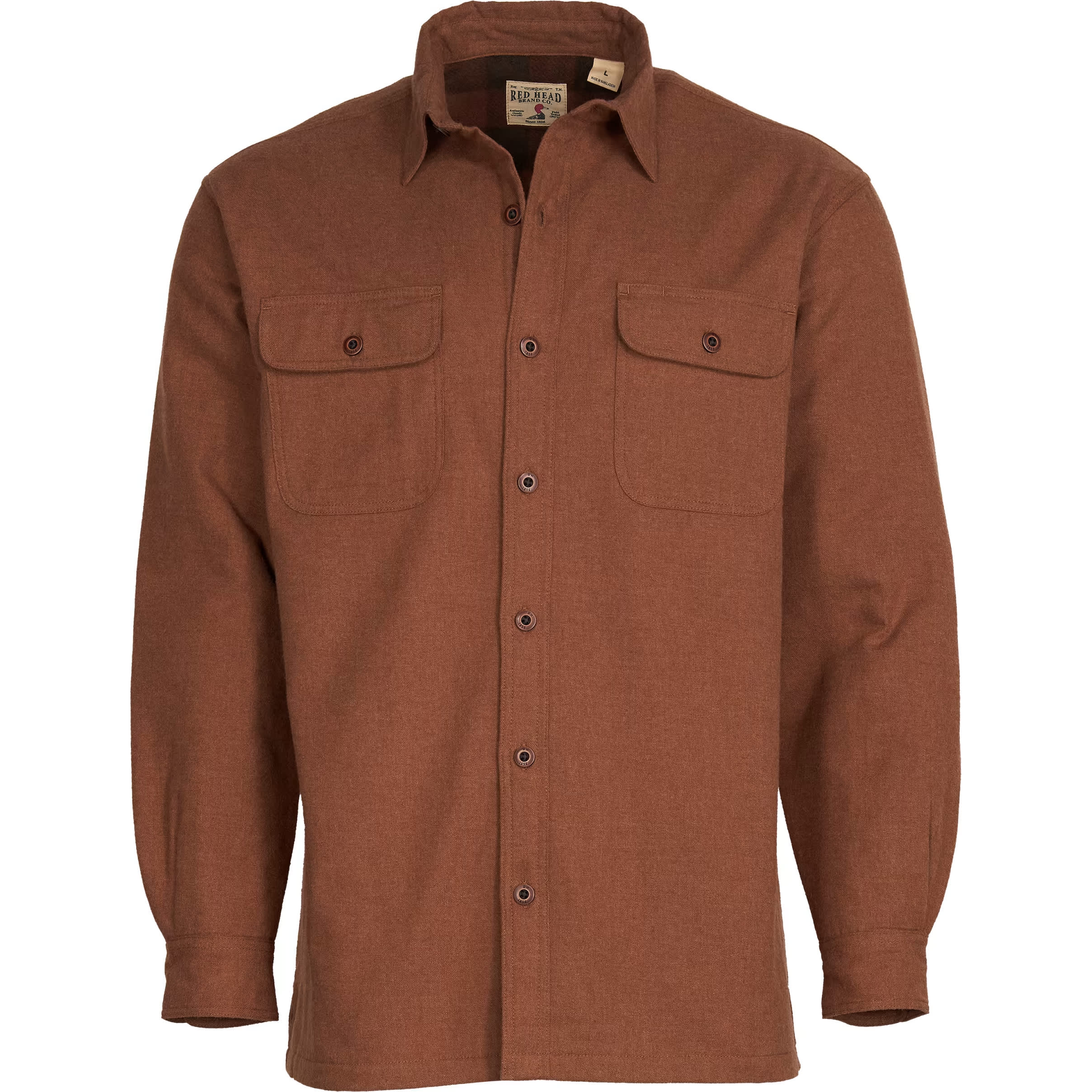 RedHead® Men’s Fleece-Lined Plaid Flannel Shirt