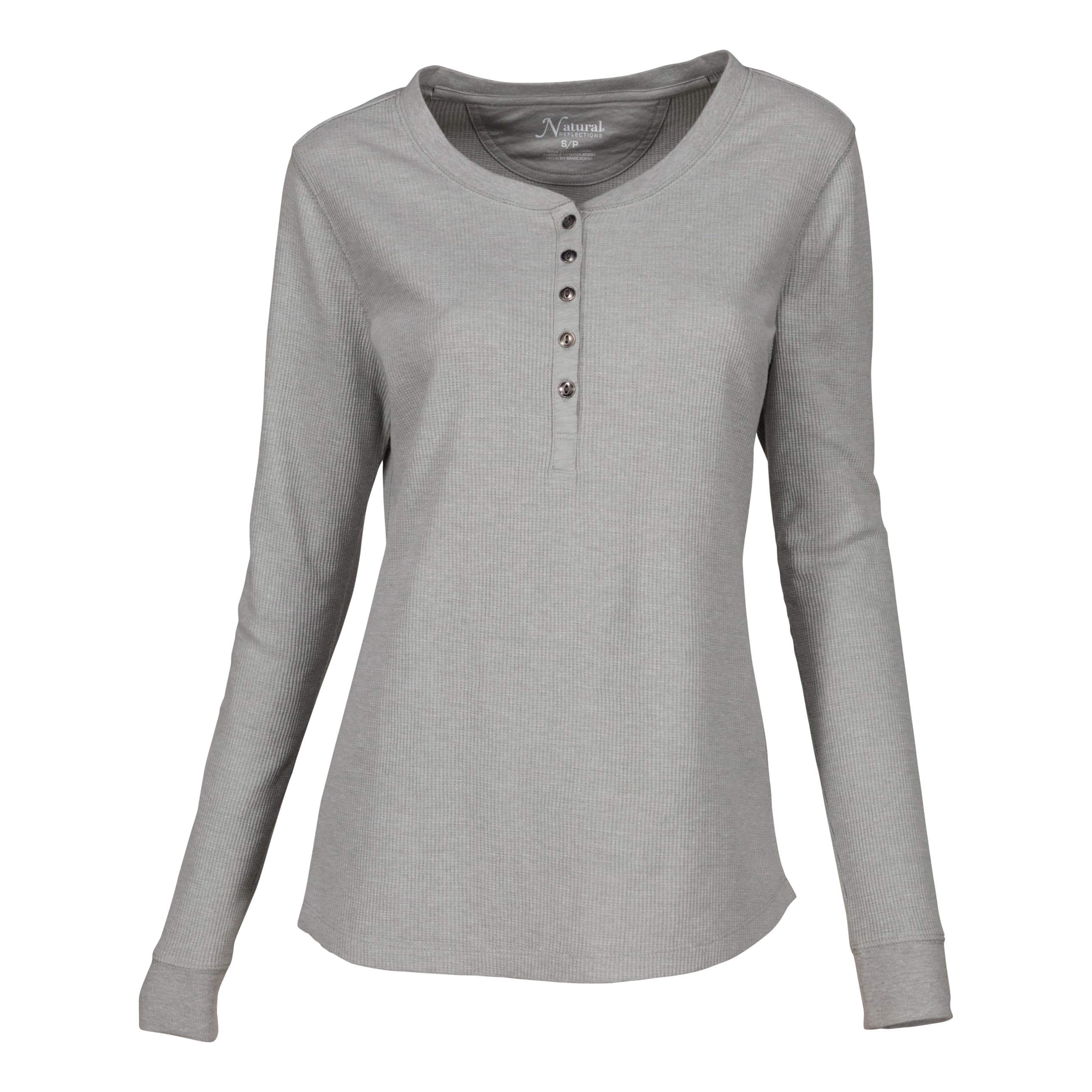 Natural Reflections® Women's Thermal Henley Shirt