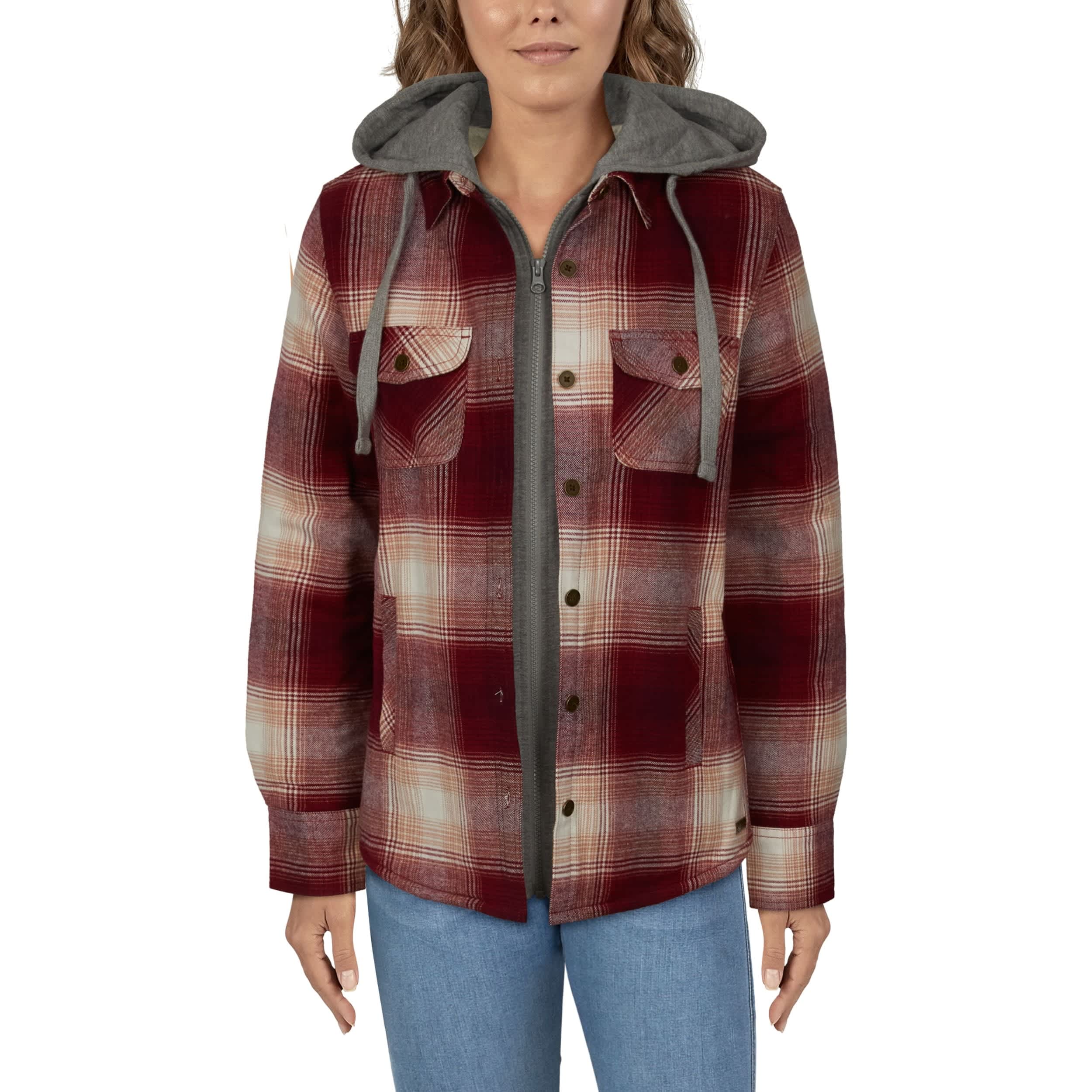 Natural Reflections® Women’s Flannel Shirt Jacket