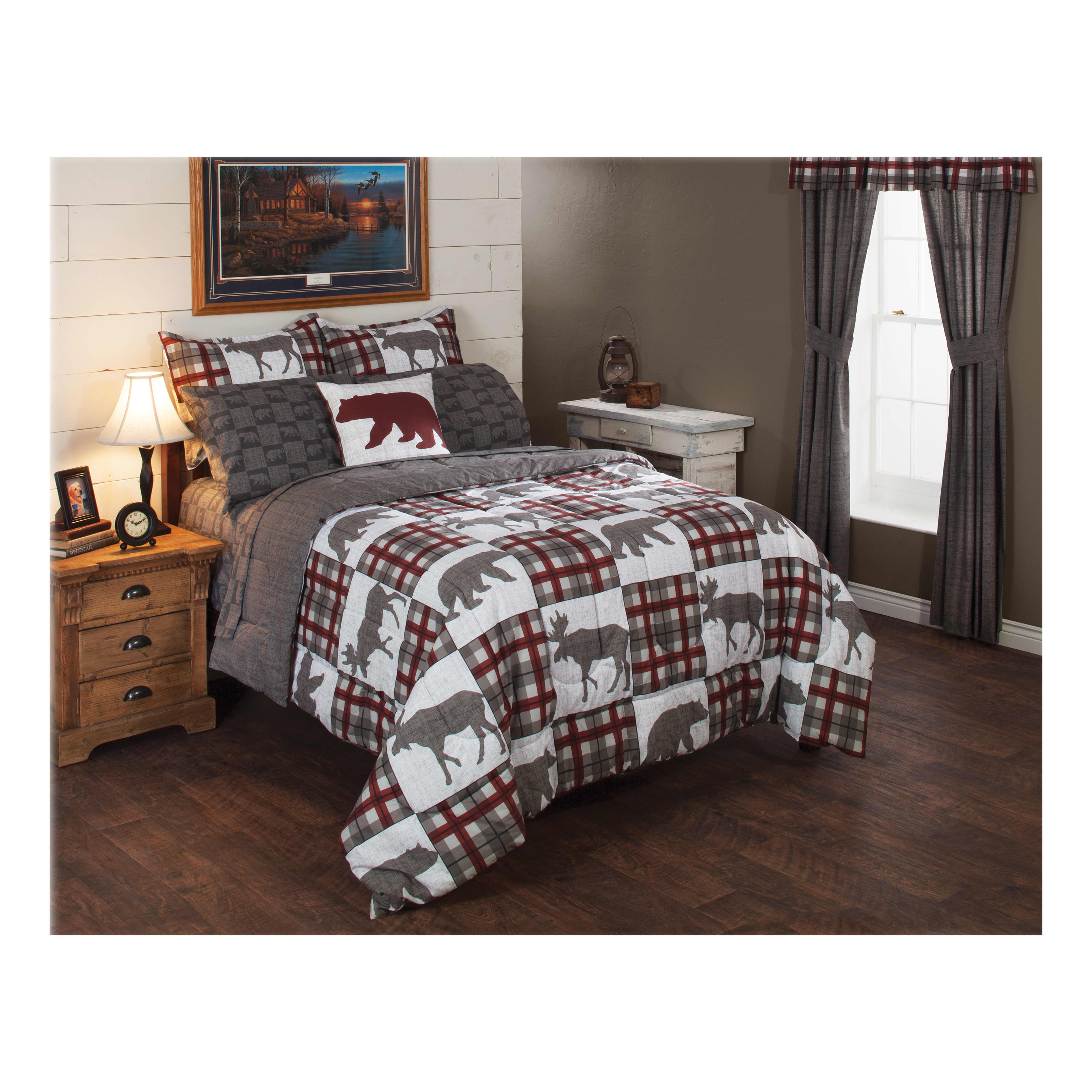 White River Alaskan Wildlife Seven-Piece Bedding Set